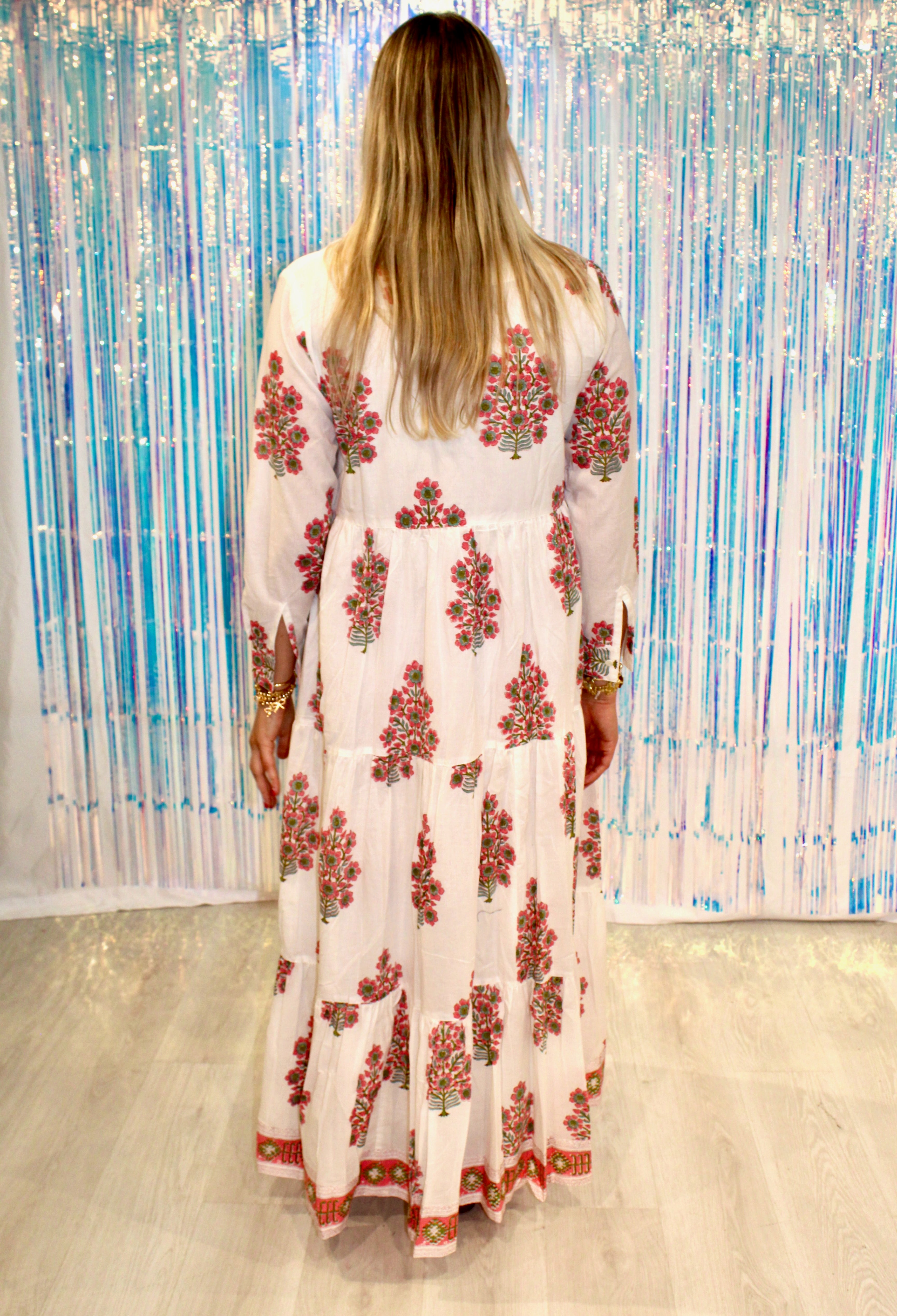 Lulu Dress | Floral Tree | Pink image 1