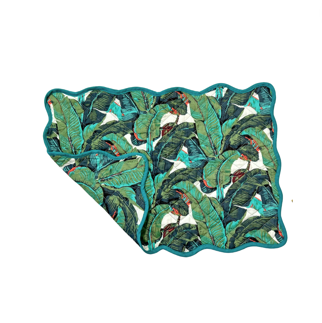 Quilted Placemat | Palm Print image 1
