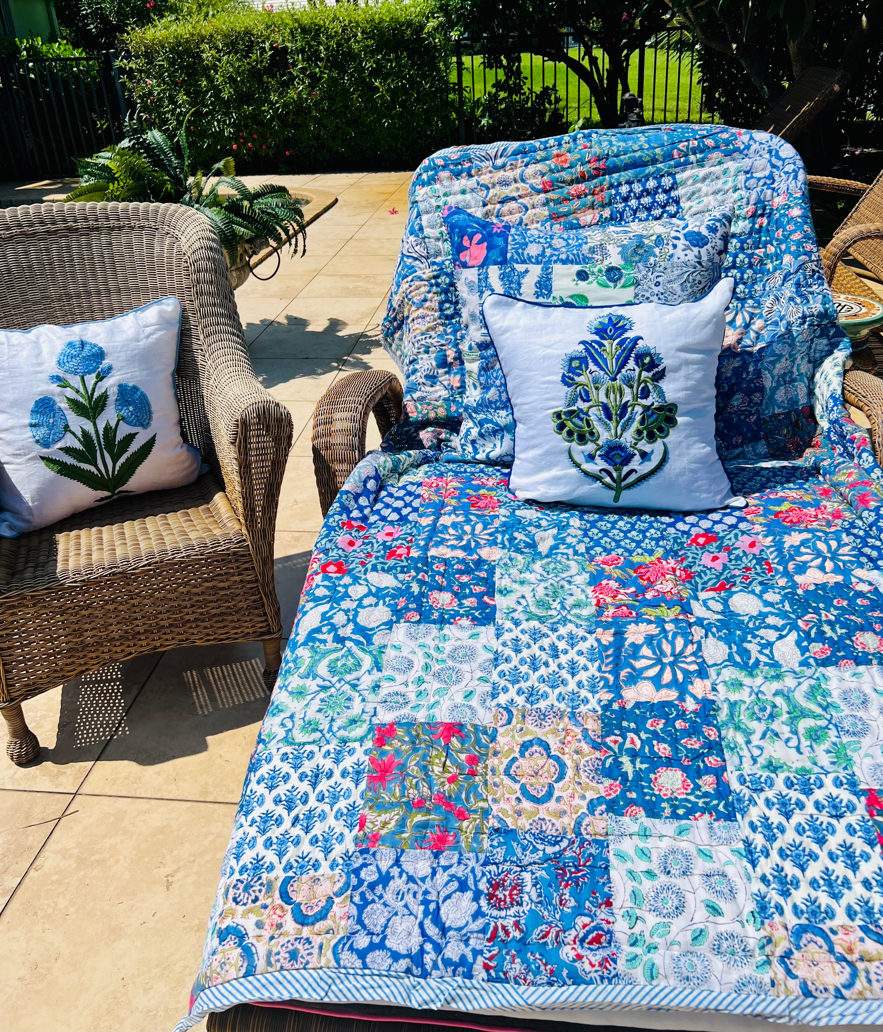 Bedding | Patchwork | Blue image 0