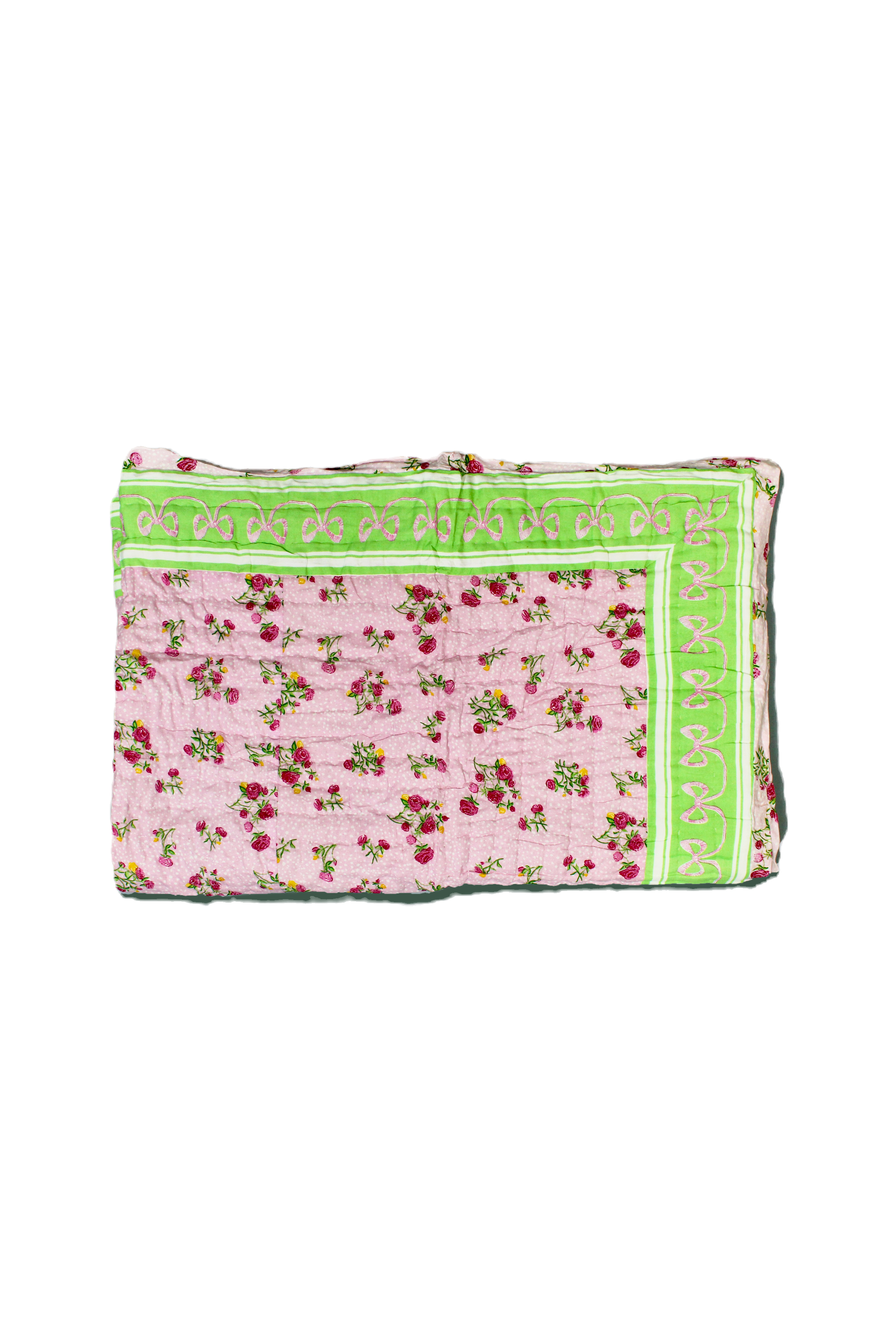 Bedding | Roses and Ribbons | Pink/Green image 0