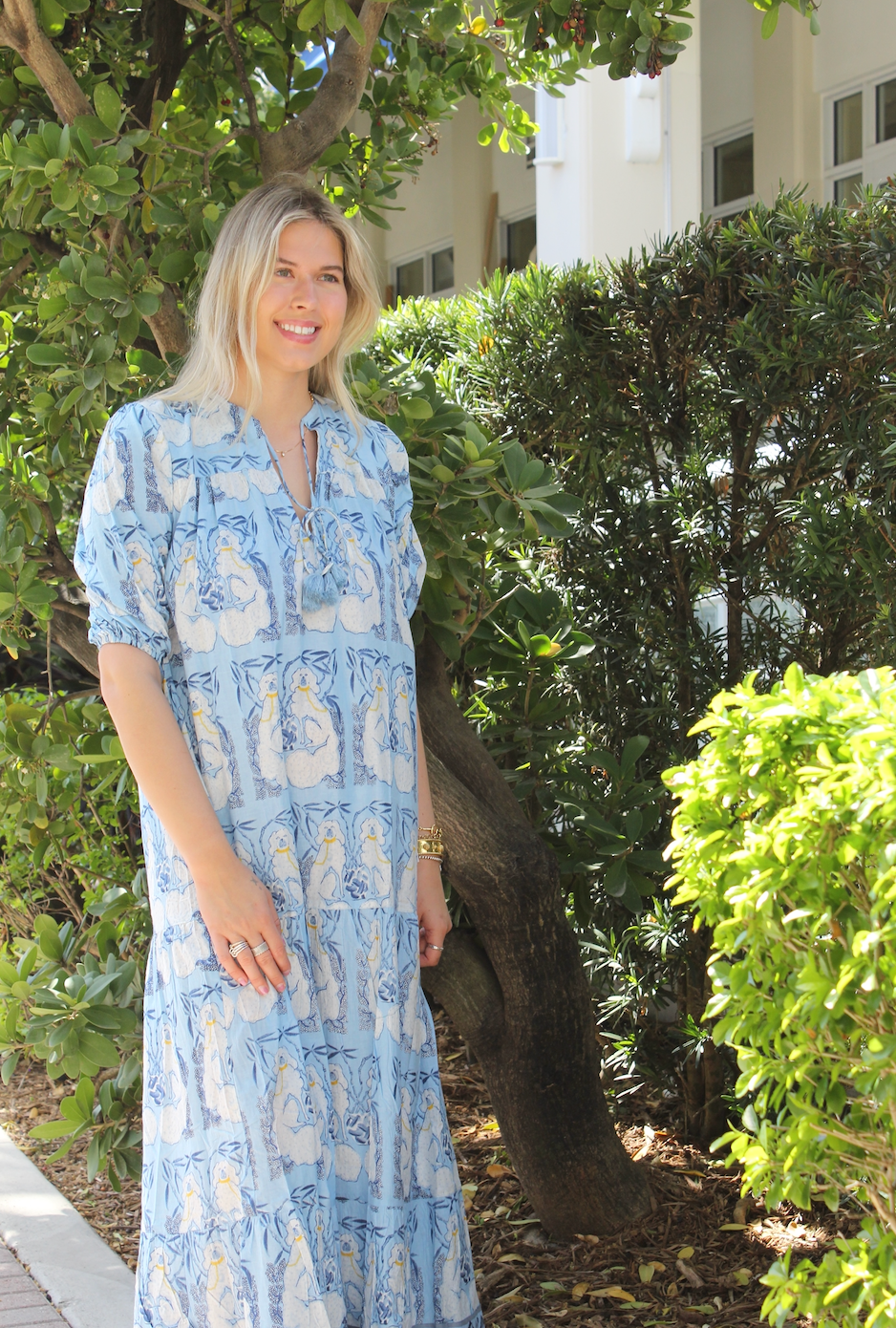 Evie Dress | Staffy | Light Blue image 2