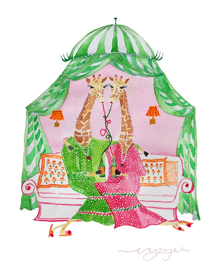 Print | Lady Lounger | Margaux and Blair image 0