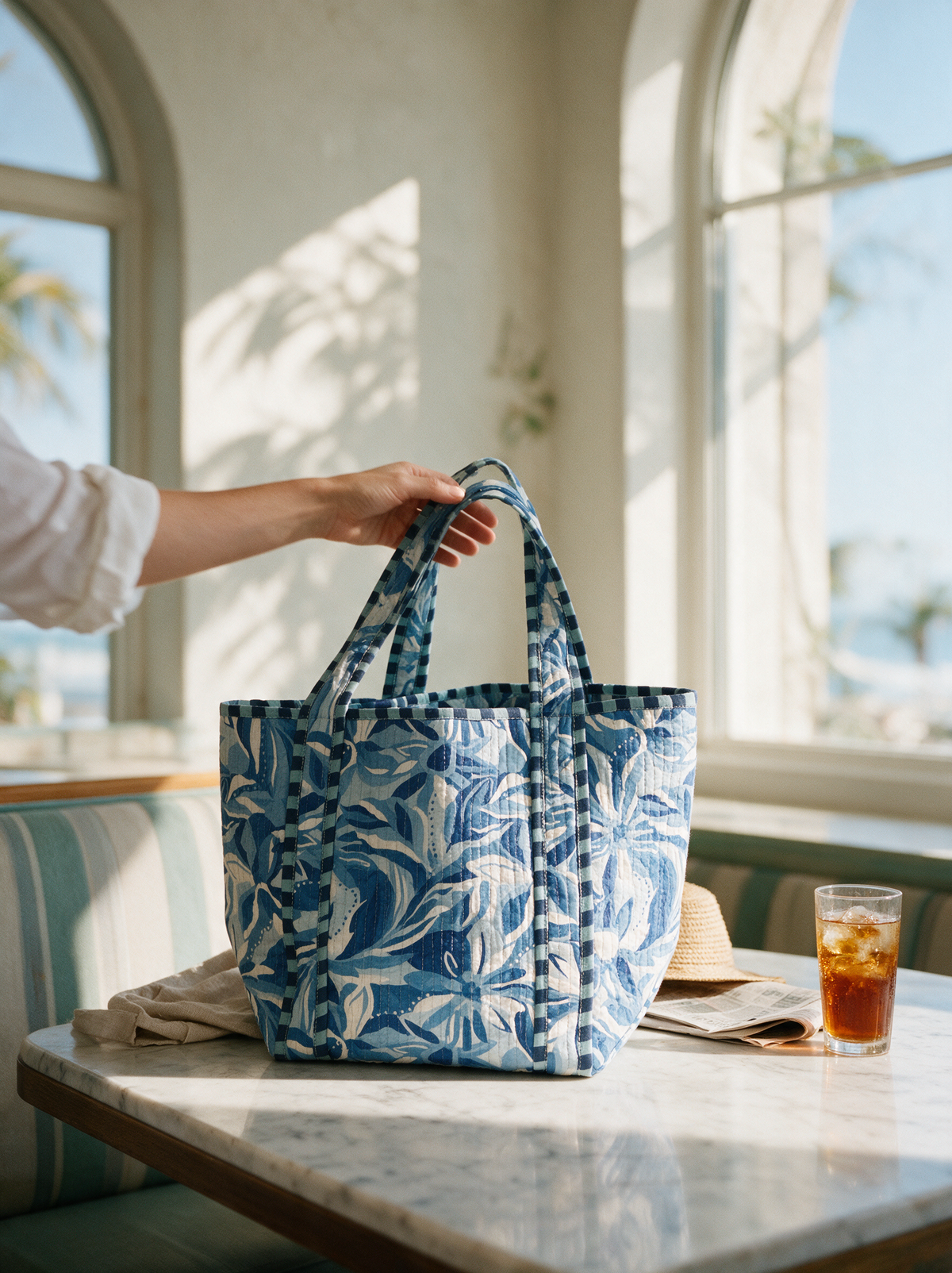 Tote Bag | Abstract Floral | Various Colors