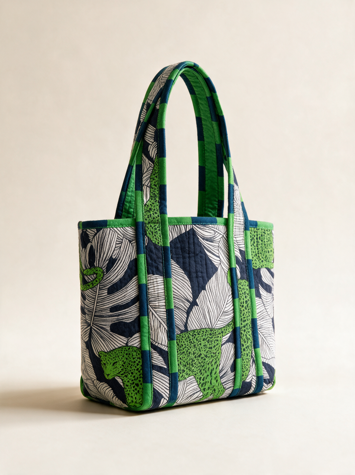 Small Tote | Jungle Jag | Green