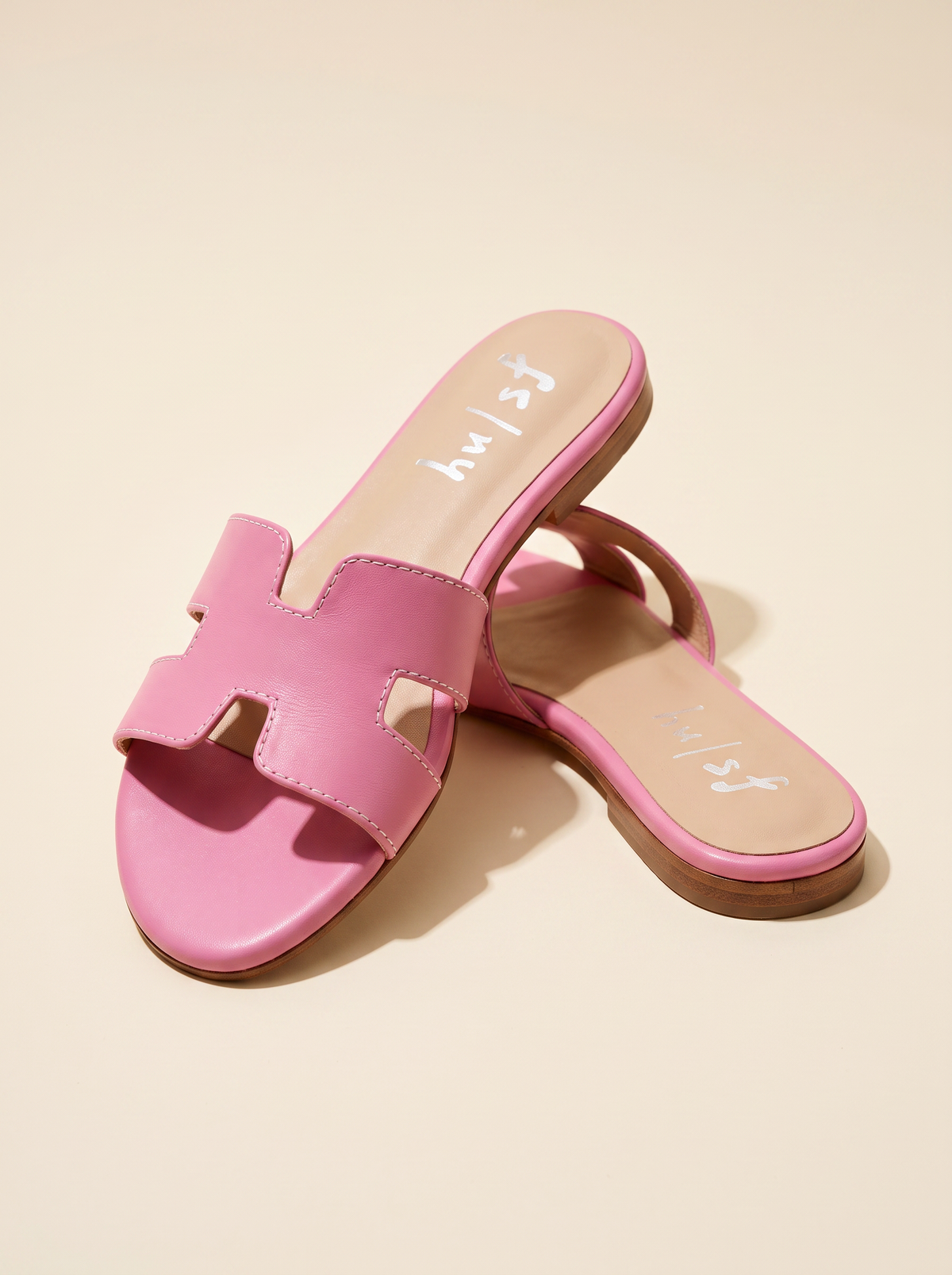 Riviera Camel Pink Leather