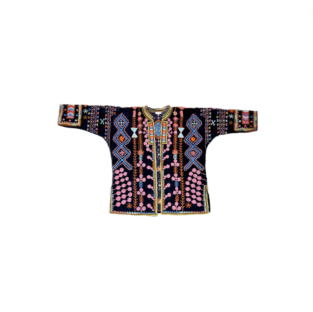 Embroidered Duster | Navy image 0