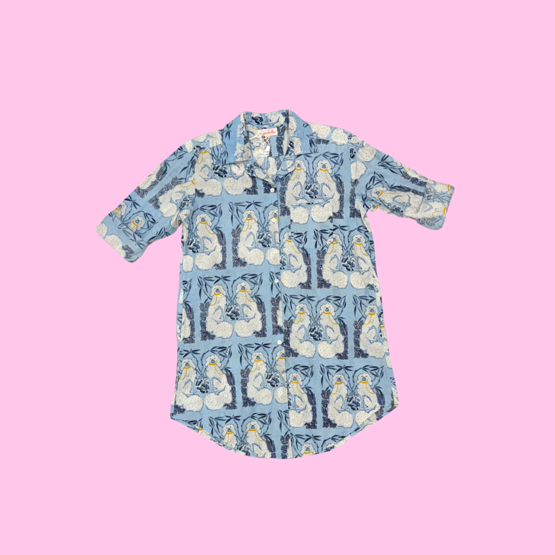 Boyfriend Dress | Staffie | Light Blue image 0