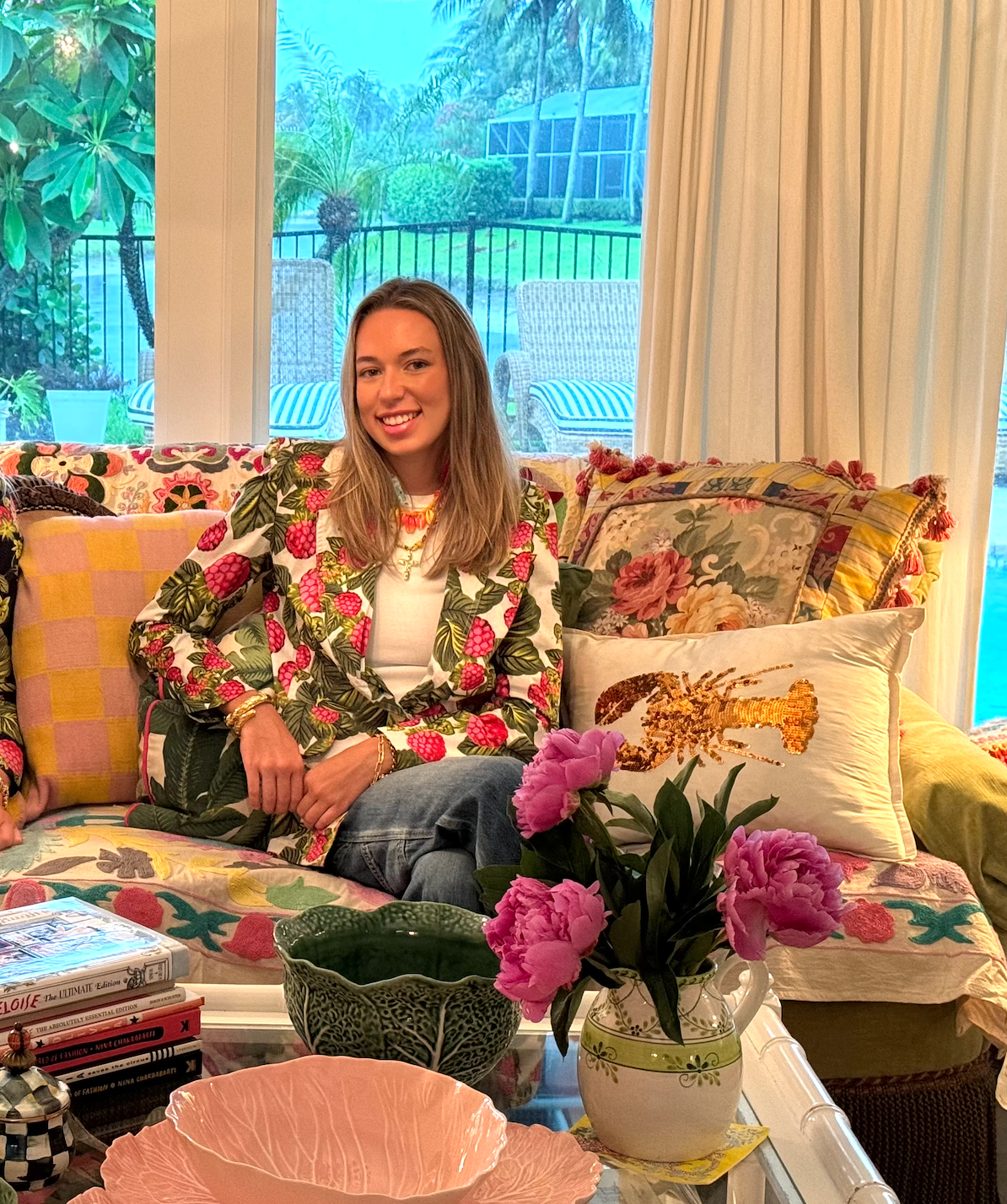 Blazer | Vintage Berries | White image 0