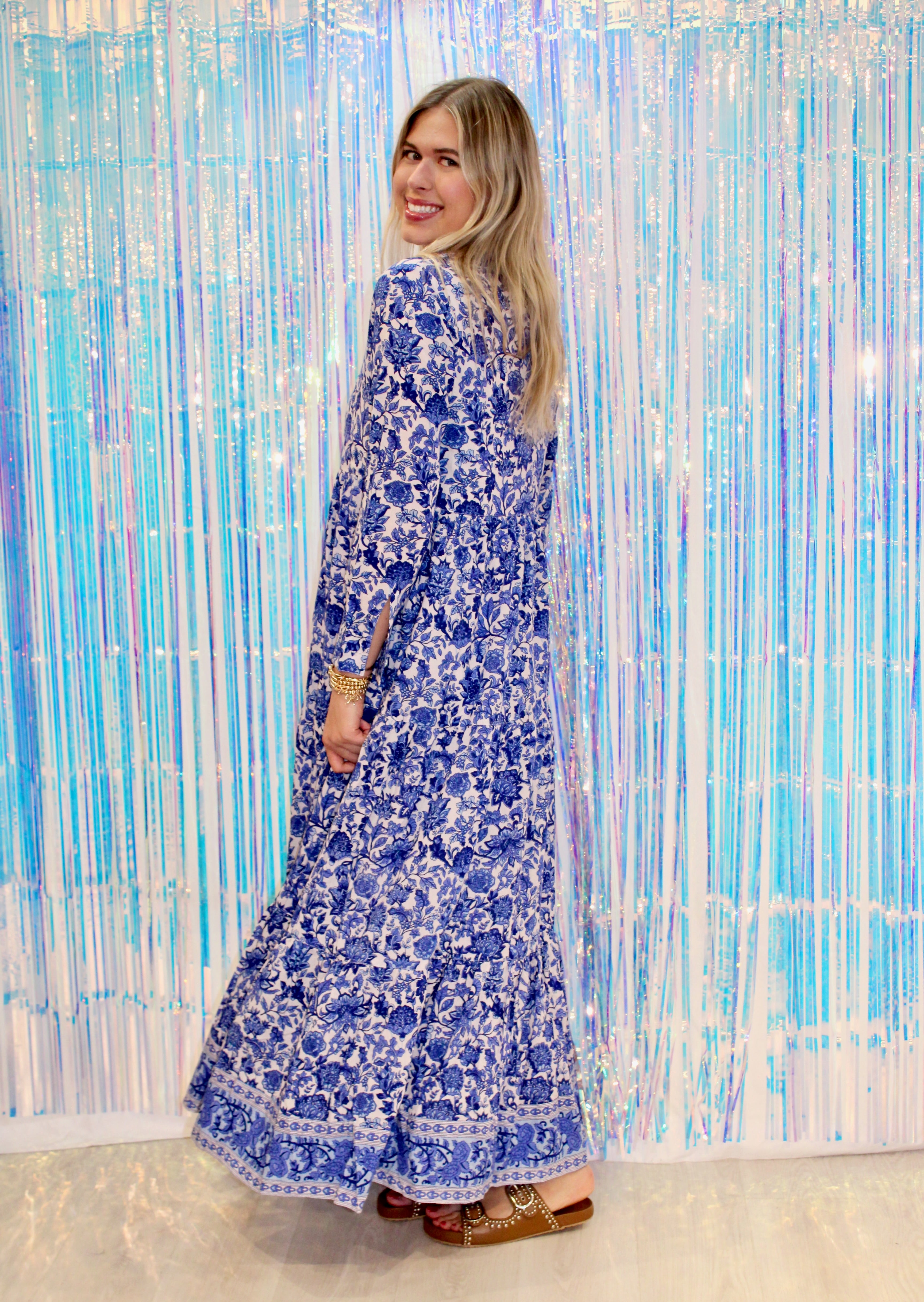 Lulu Dress | Blue Chintz image 1