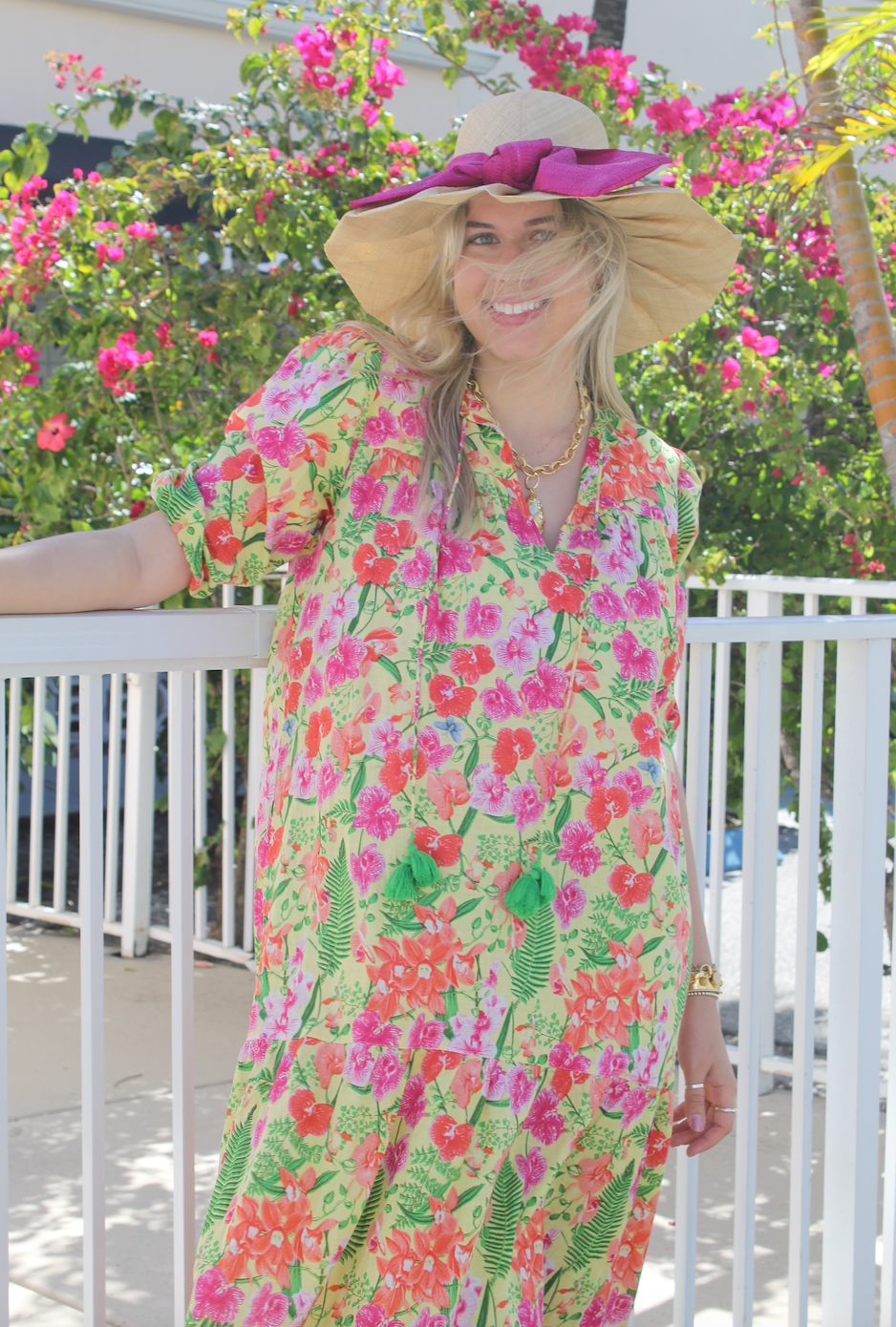 Evie Dress | Orchid | Yellow image 4