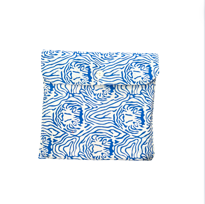 Long Kimono with Belt | Baby Cubs | Blue image 0