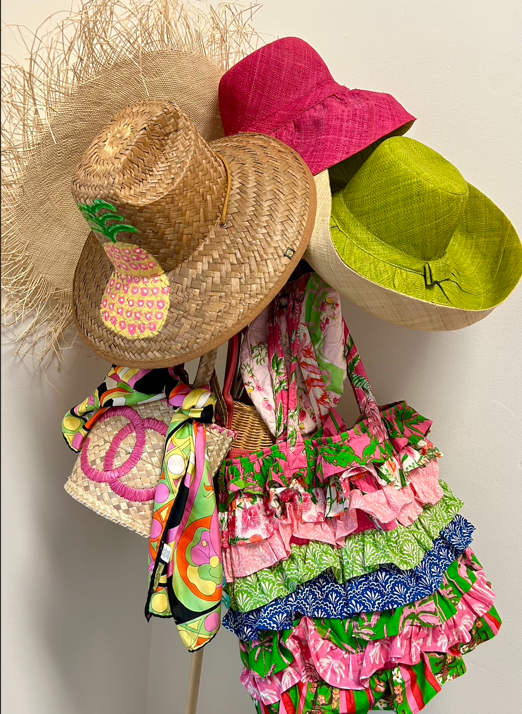 Ruffle Tote | Pink image 2