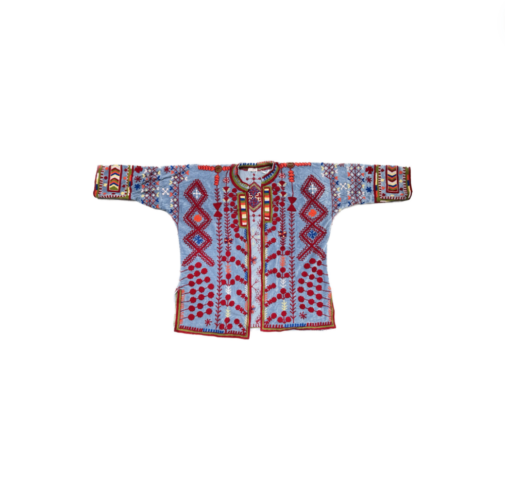 Embroidered Duster | Blue image 0