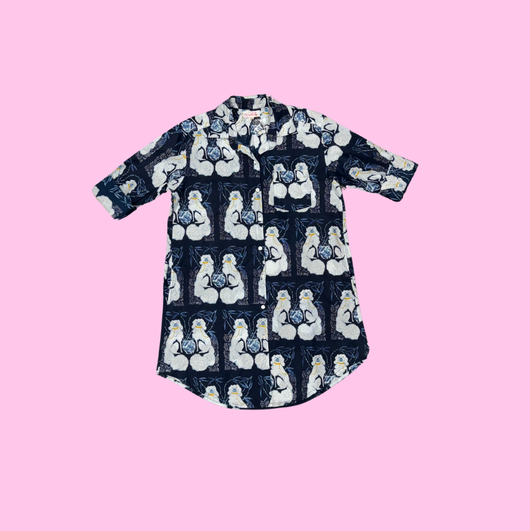 Boyfriend Dress | Staffy | Navy image 0