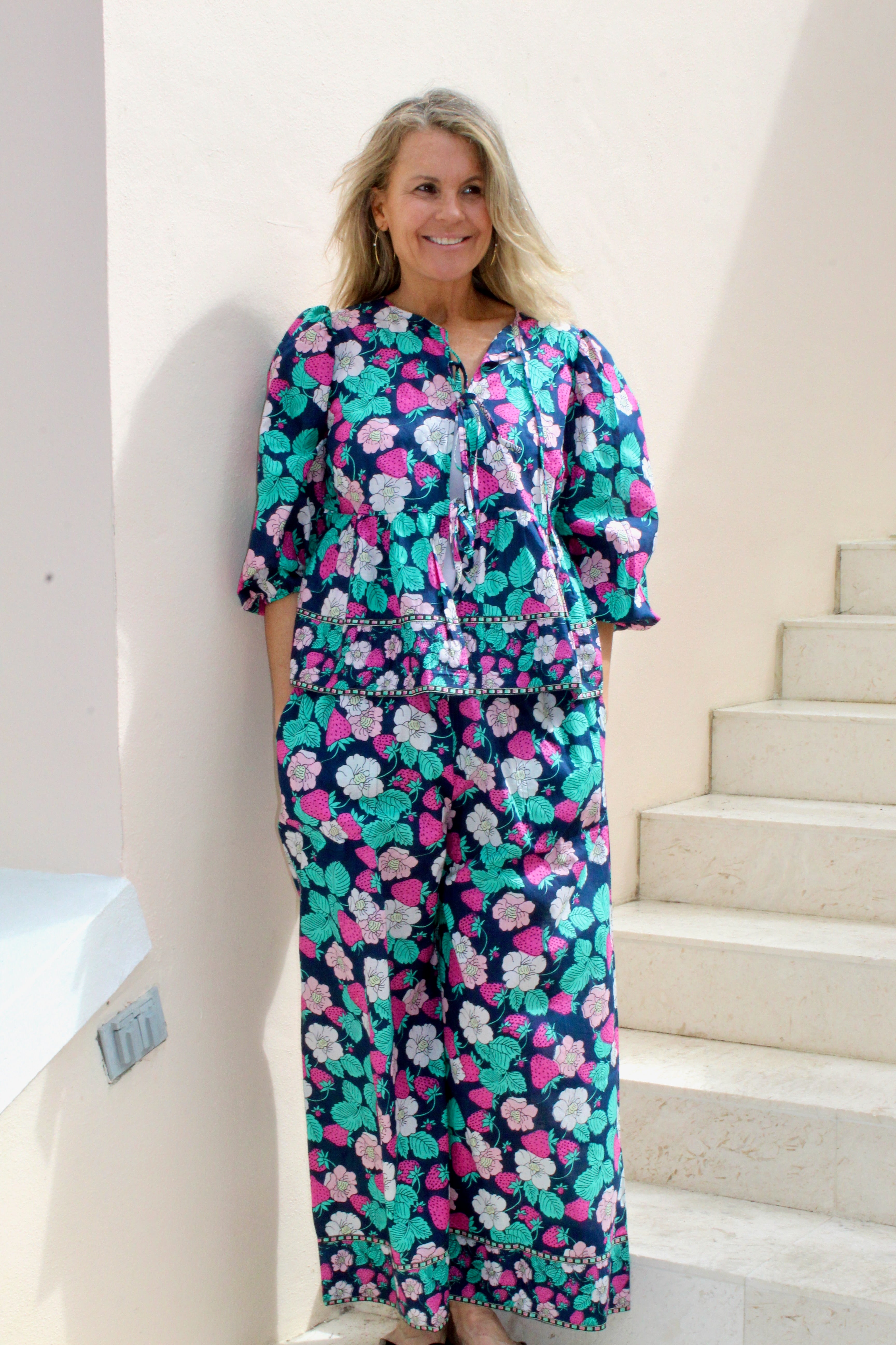 Delray Pant | Strawberries | Mixed image 0