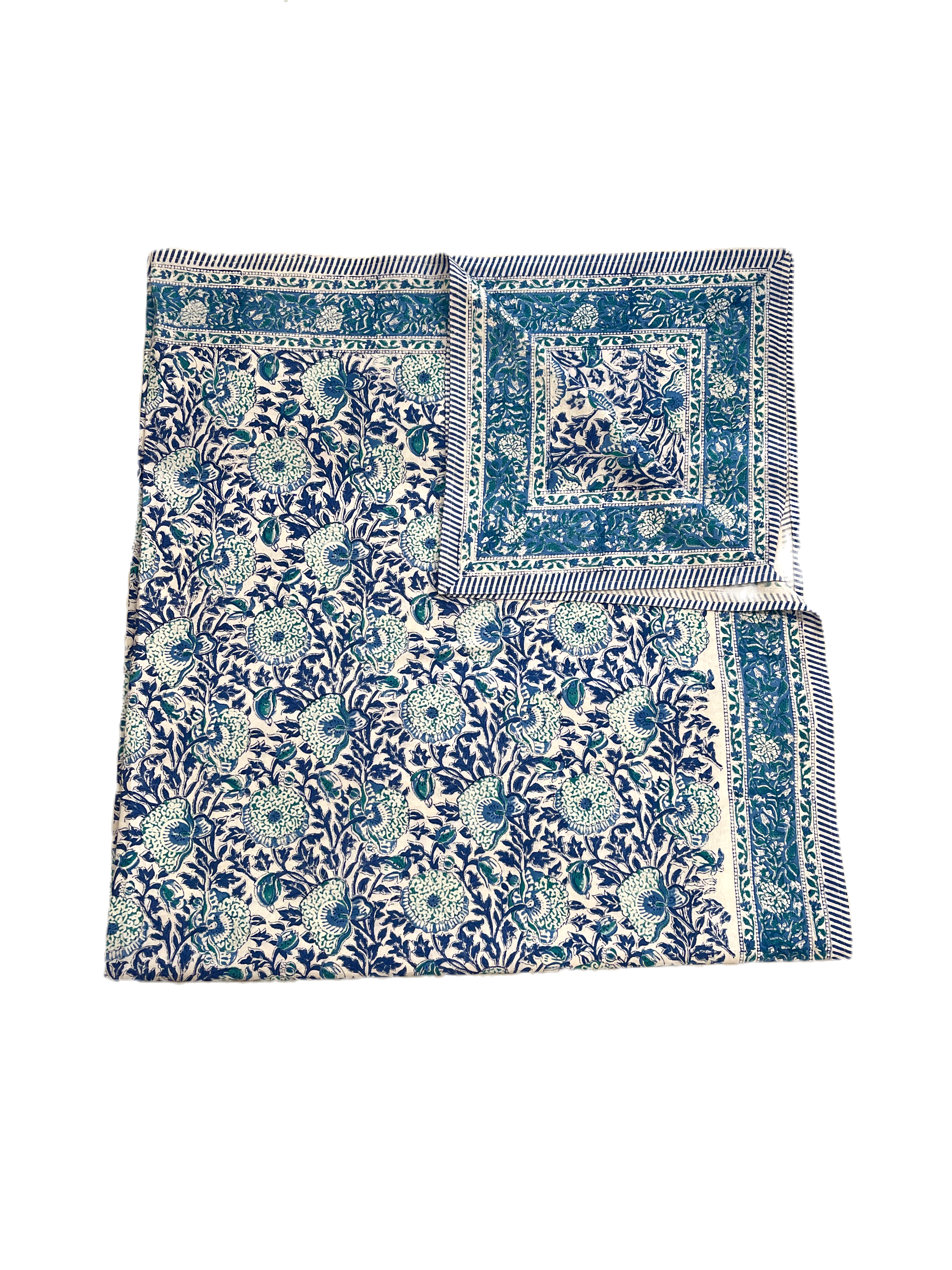 Tablecloth | Lady Slipper | Blue/Aqua | Assorted Sizes image 2