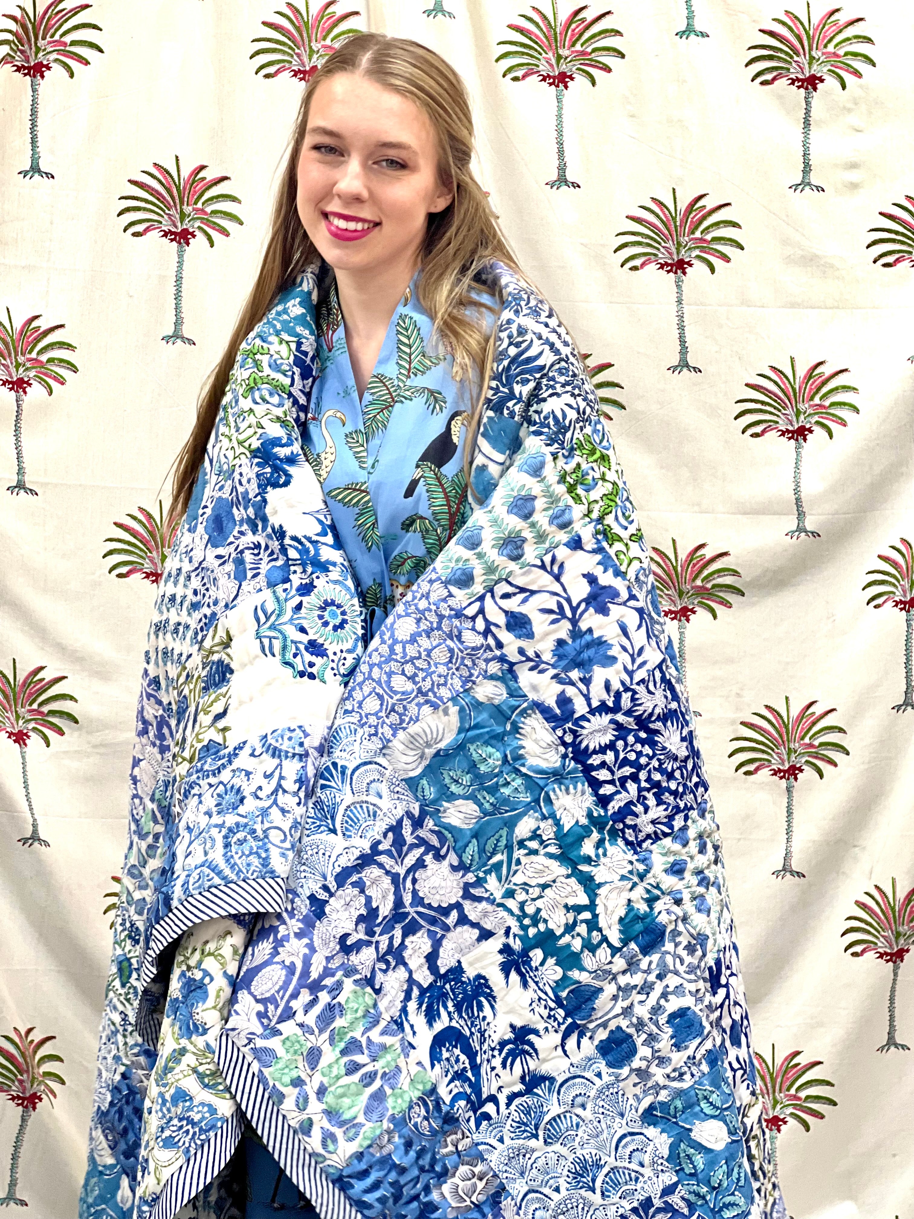 Bedding | Patchwork | Blue image 1