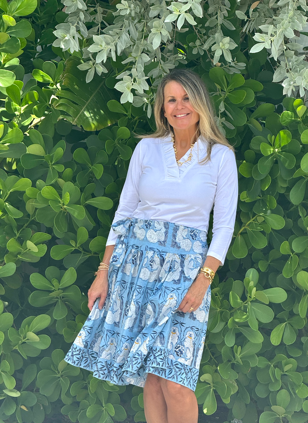 Short Party Skirt | Staffy | Light Blue image 0