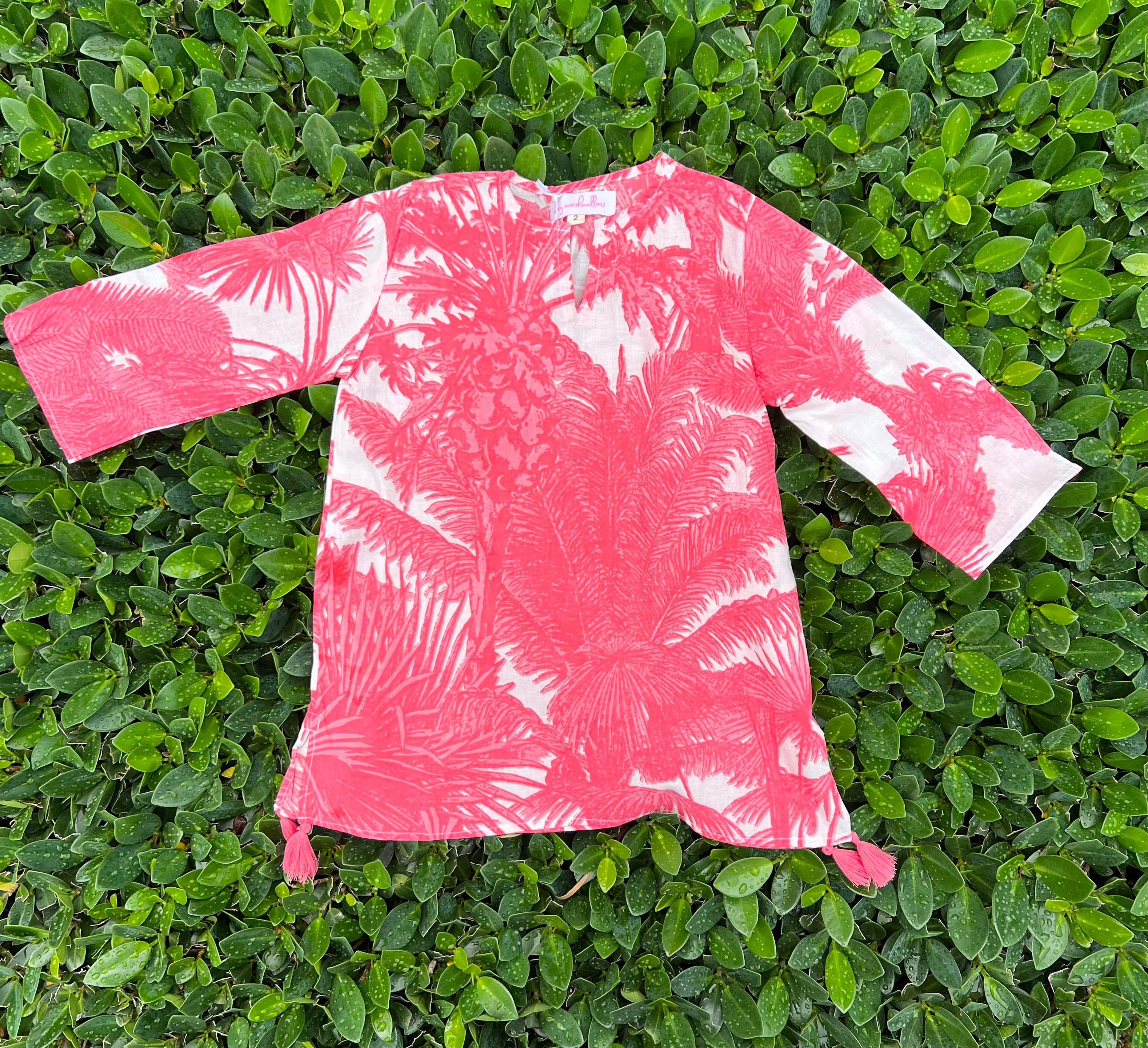 Kids Classic Tunic | Summer Breeze | Pink image 0