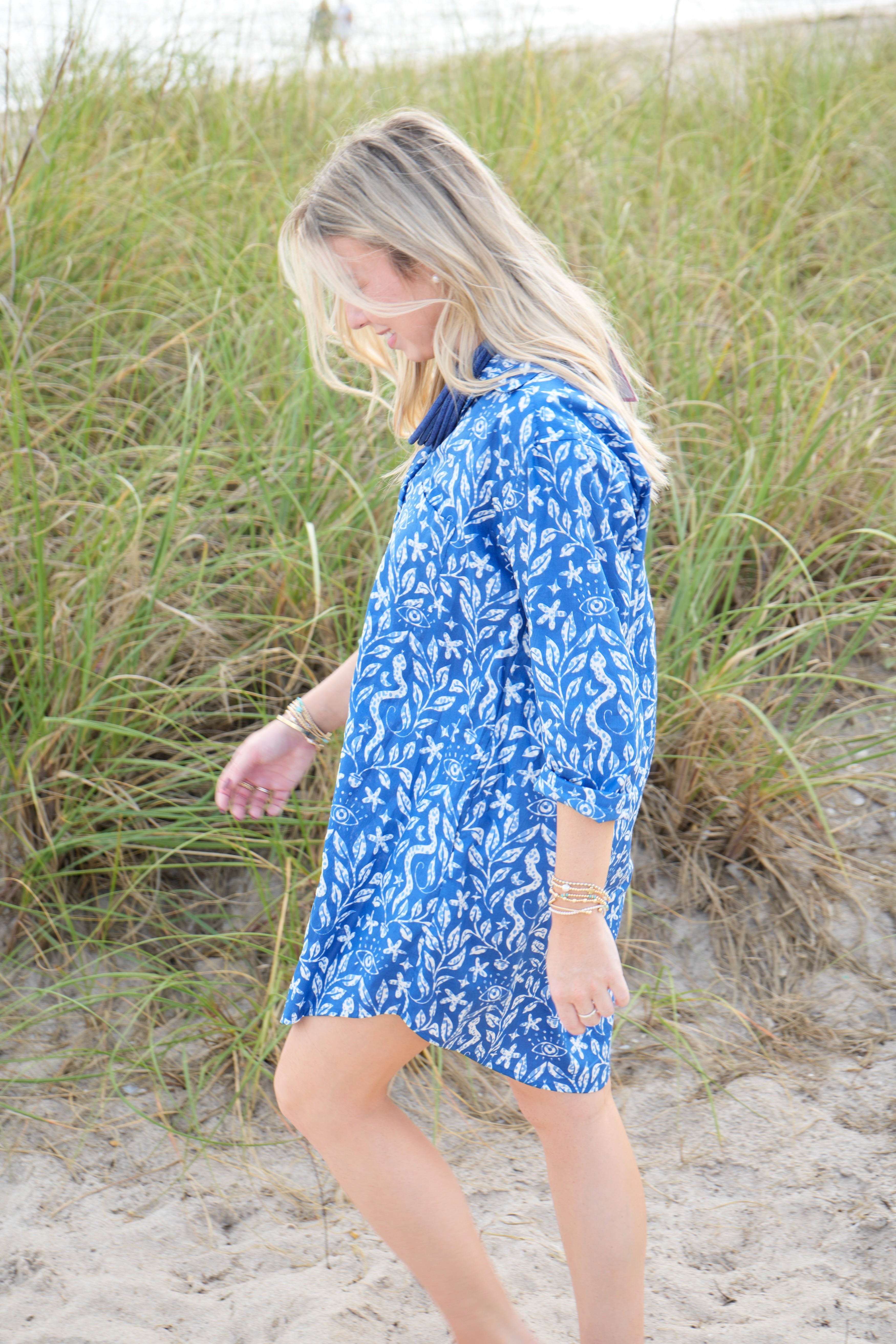 Boyfriend Dress | Moon Magic | Blue