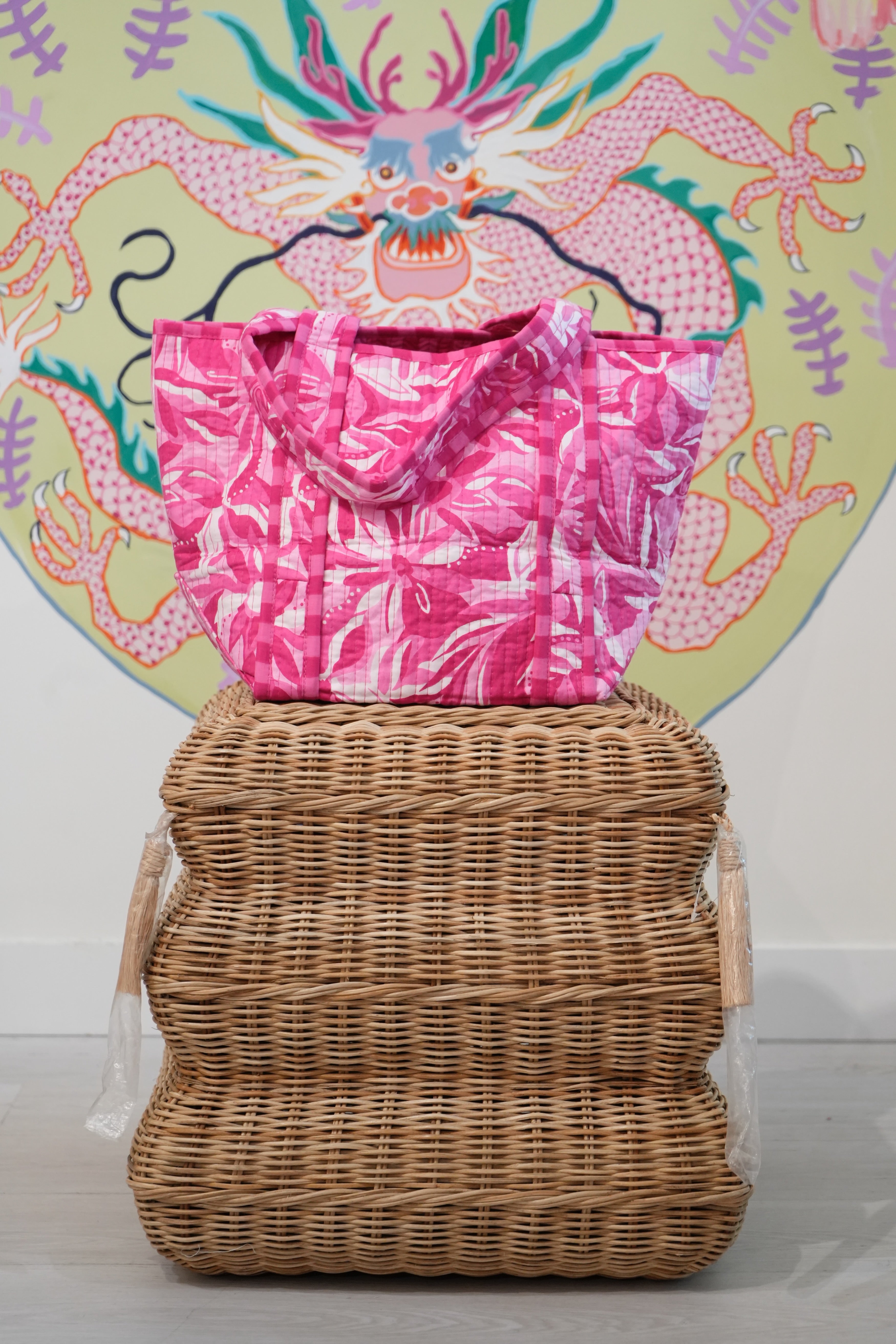 Tote Bag | Abstract Floral | Various Colors