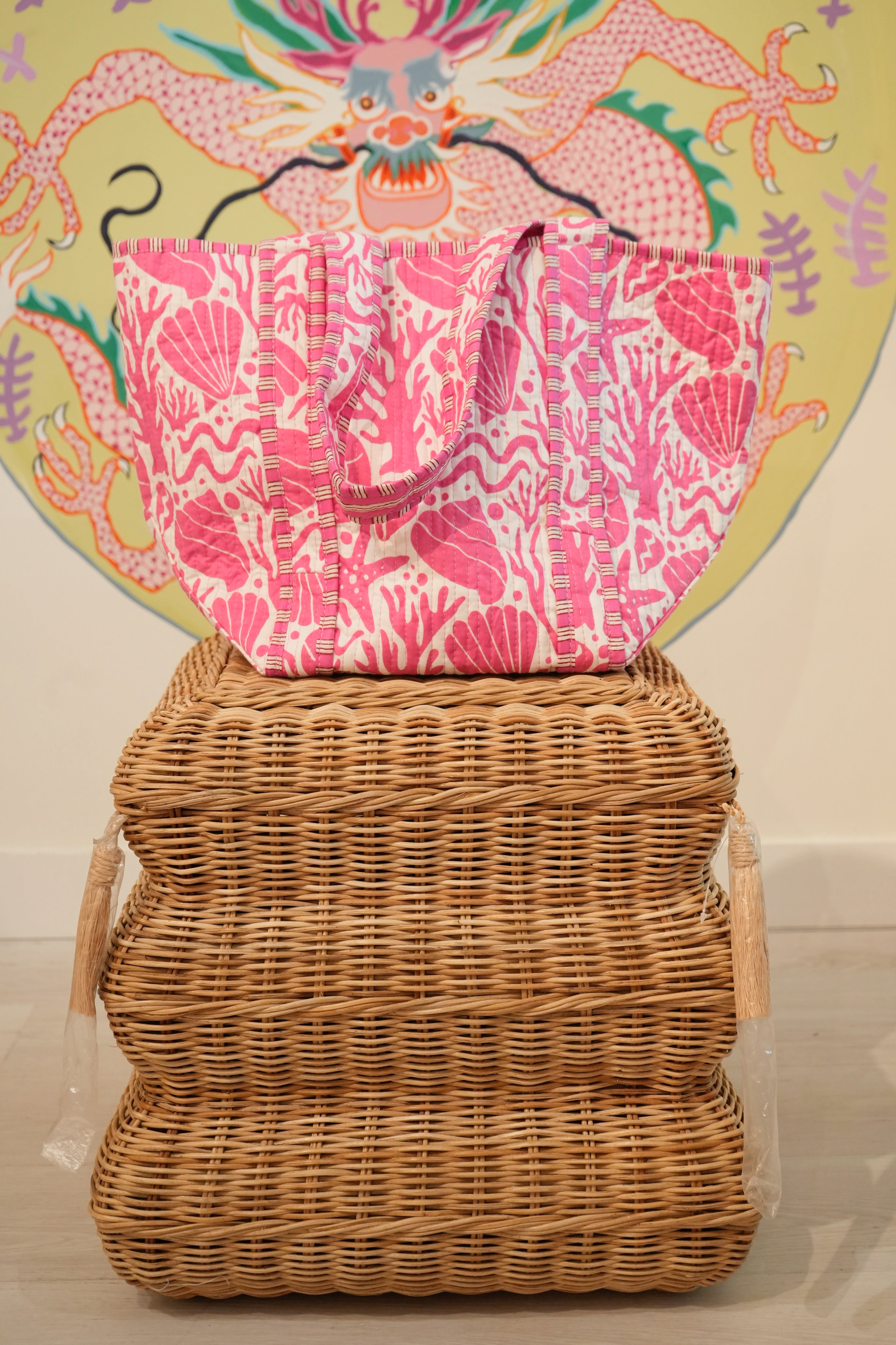 Large Tote | Seashells | Various Colors