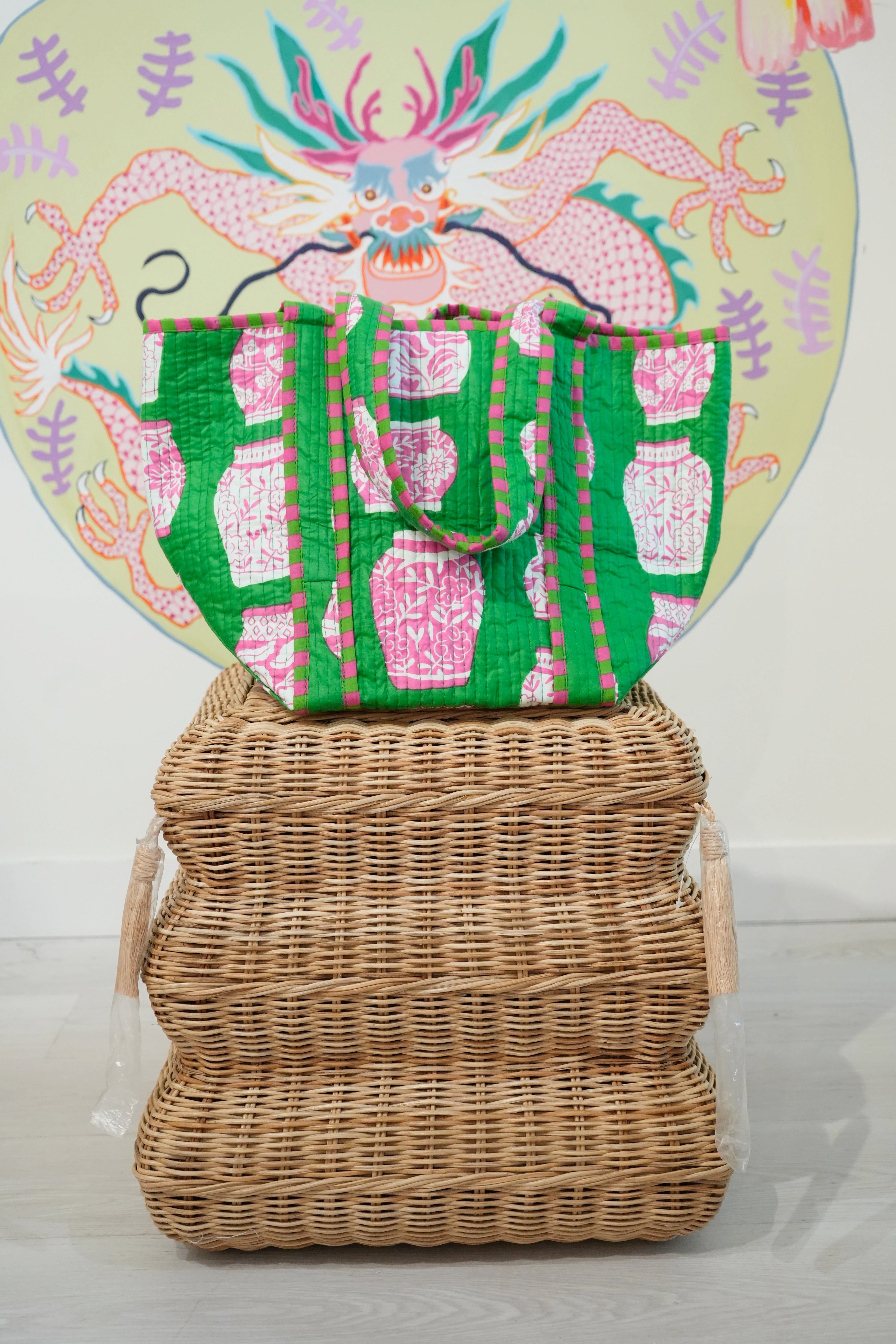 Large Tote | Ginger Jar | Various Colors