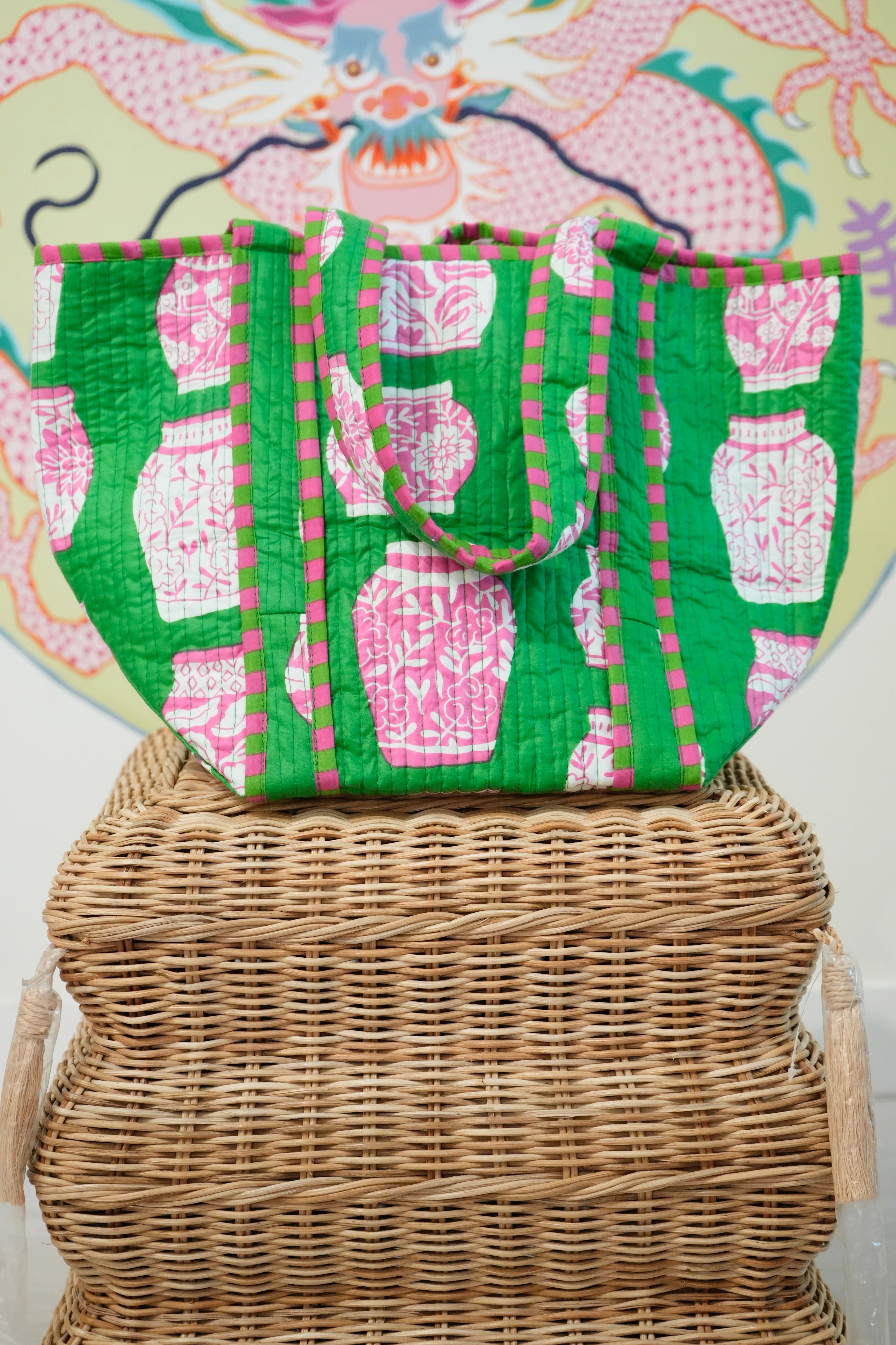 Large Tote | Ginger Jar | Various Colors