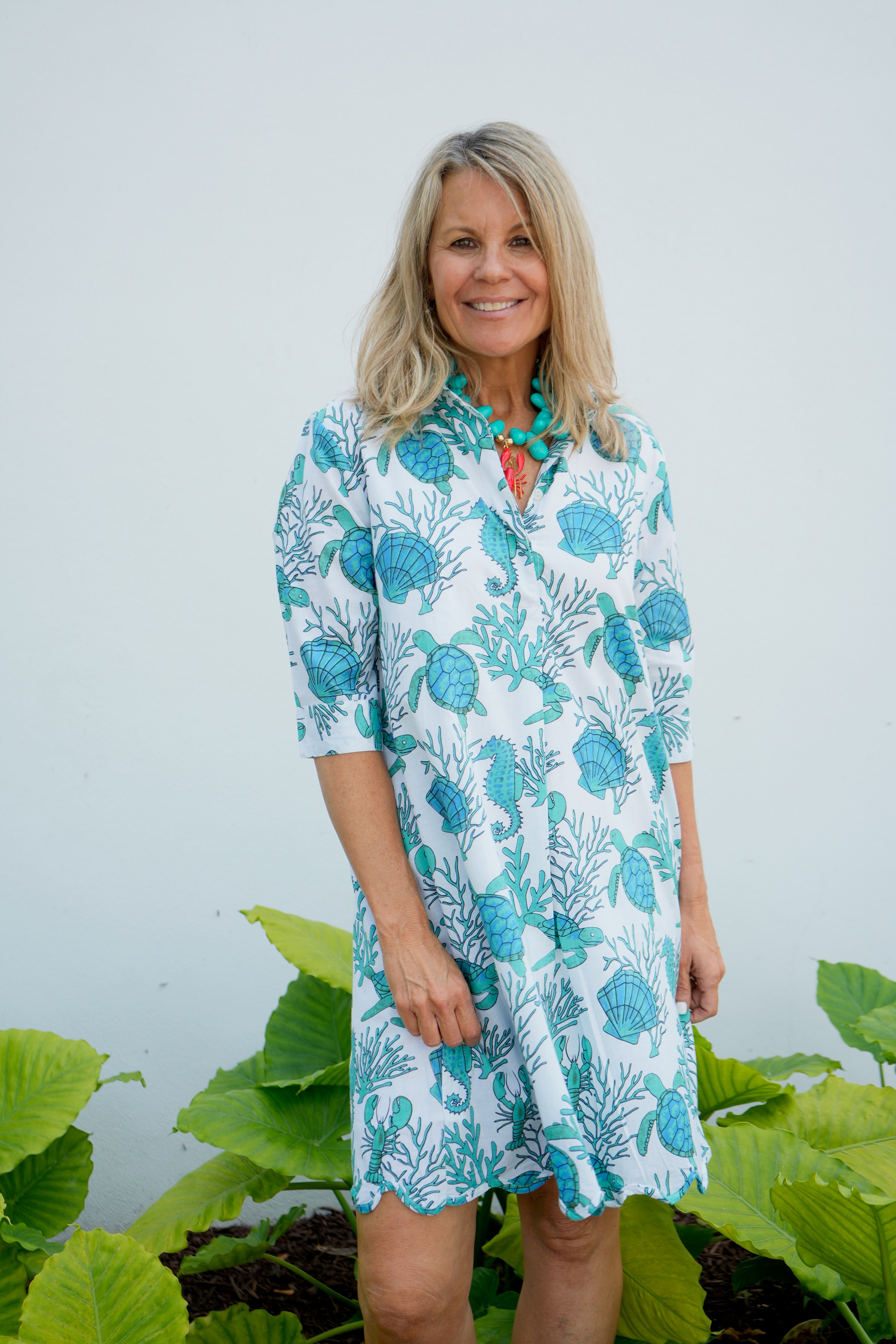 Vestido Delray | Jardinería | Rosa