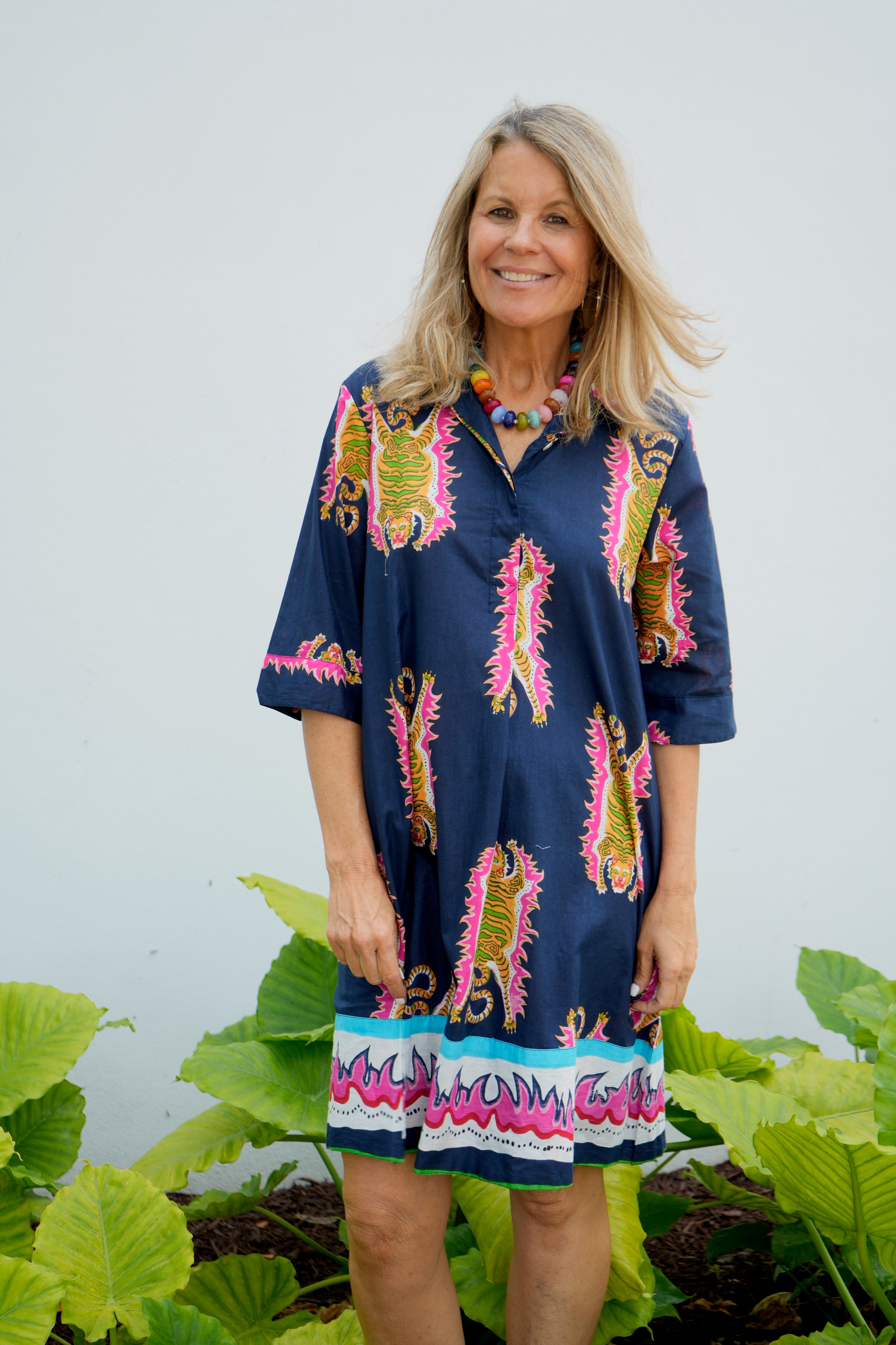 Vestido Delray | Jardinería | Rosa