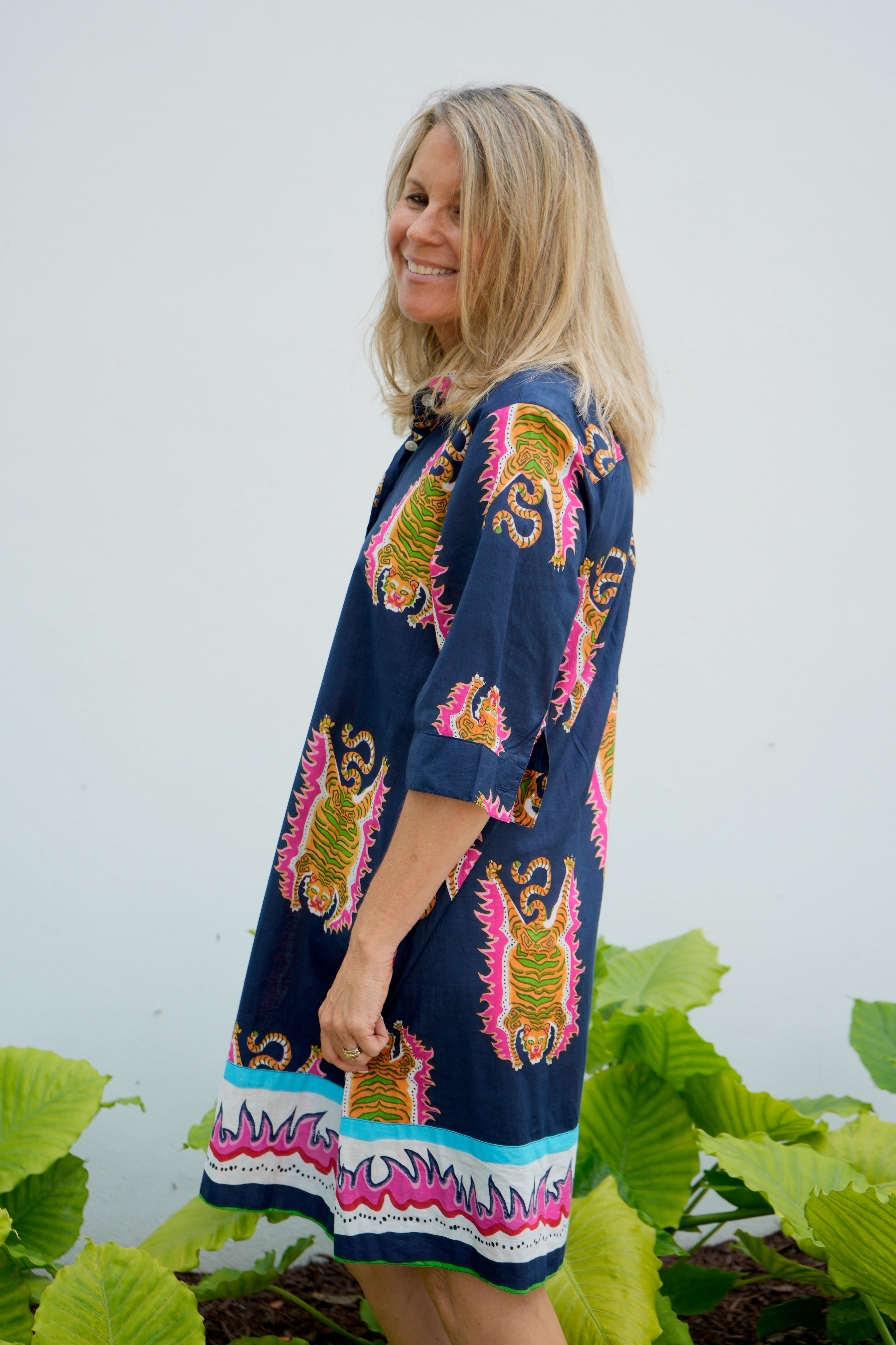 Vestido Delray | Jardinería | Rosa