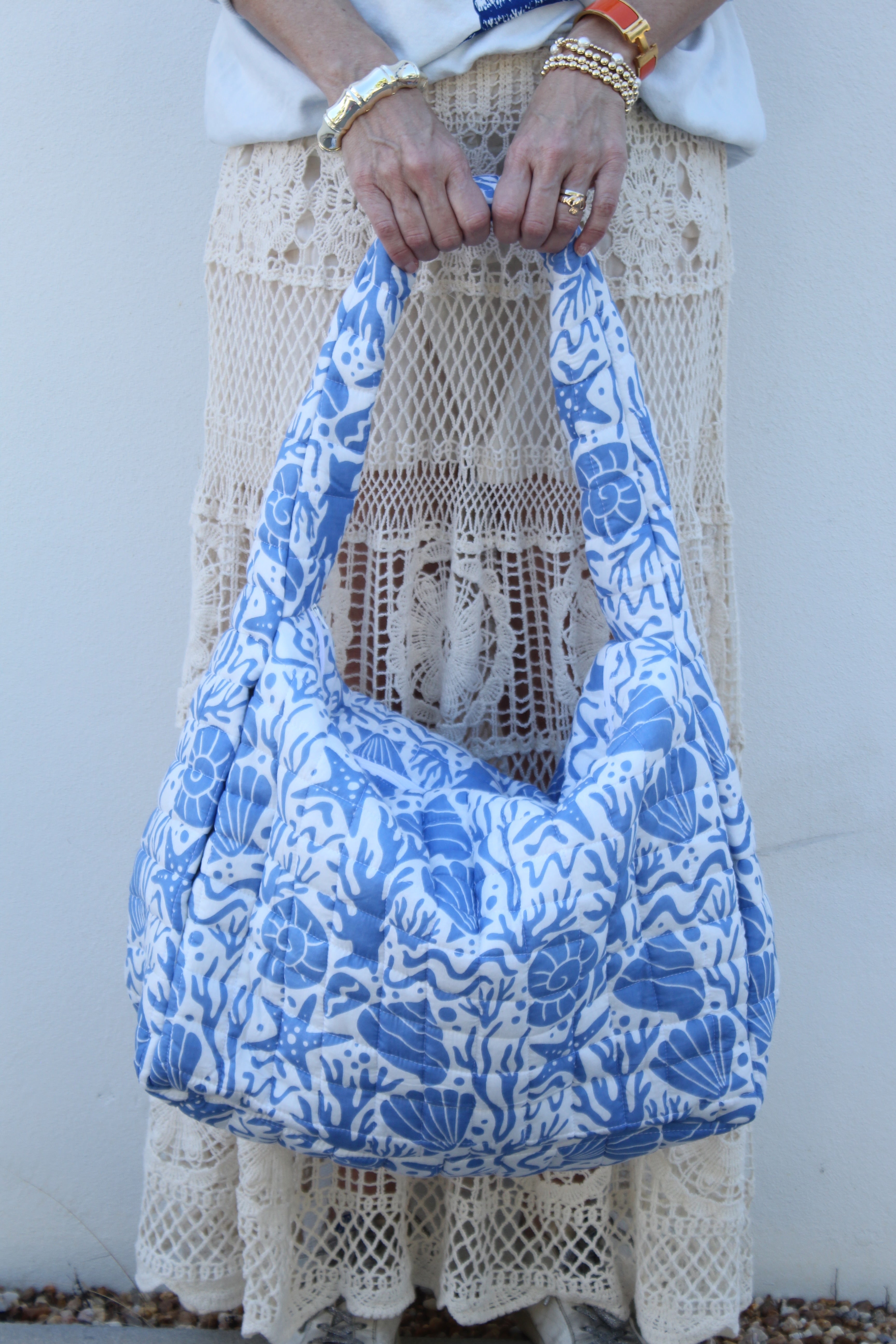 Puffer Tote Bag | Sea Life | Various Colors