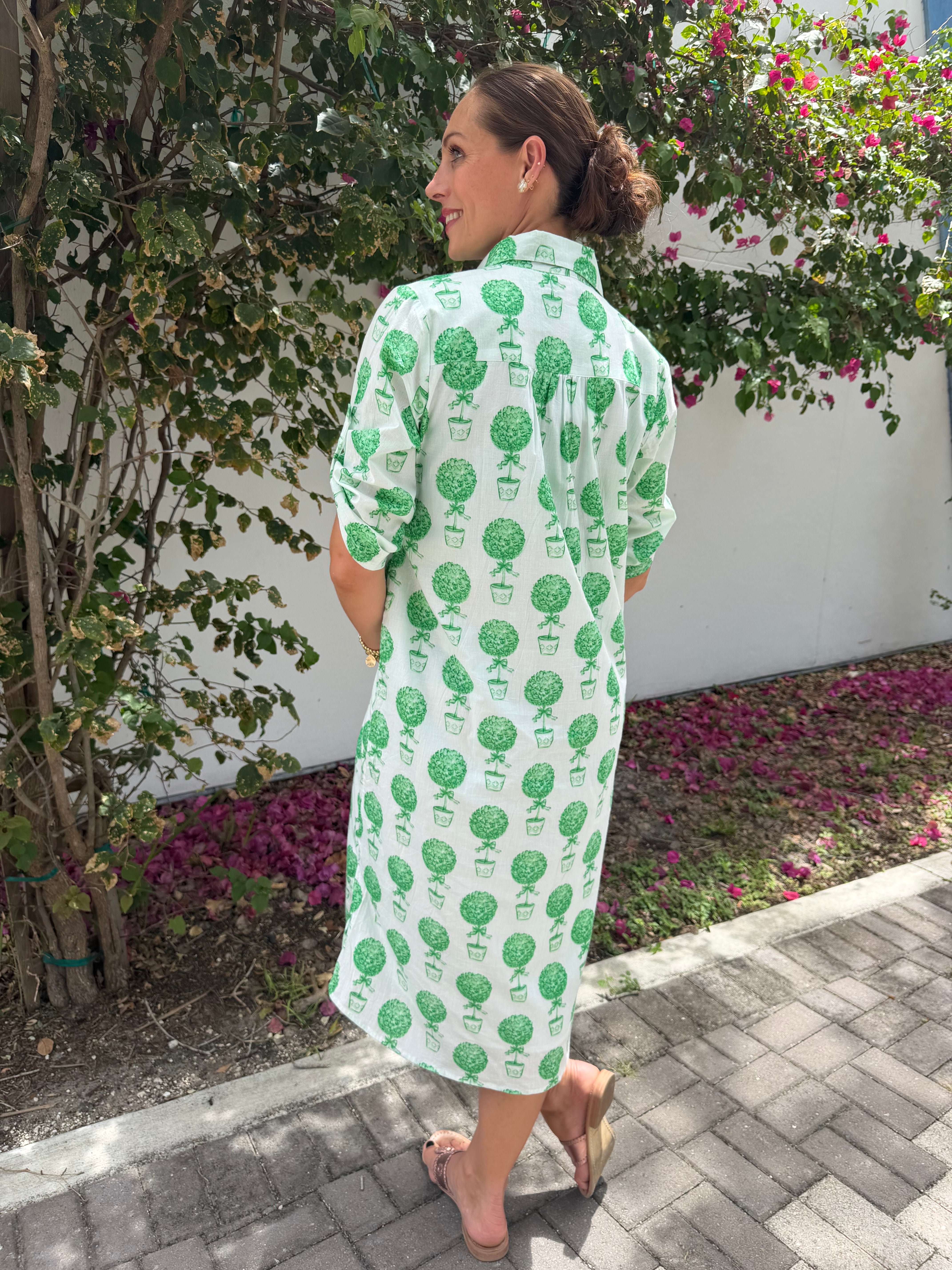 Vacay Dress | Topiary | Green