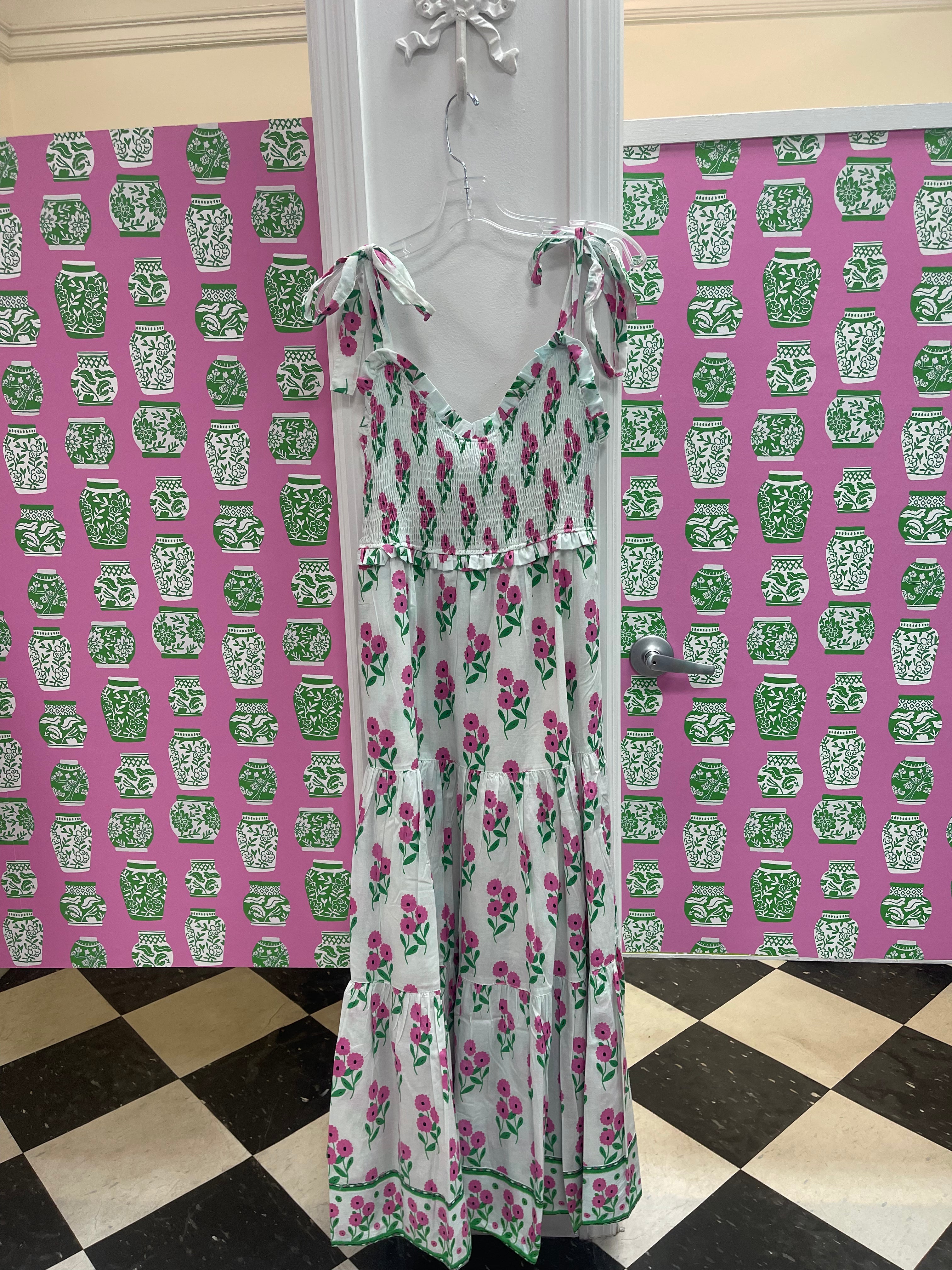 Vestido Sweet Heart | Piñas felices | Blanco/Multicolor