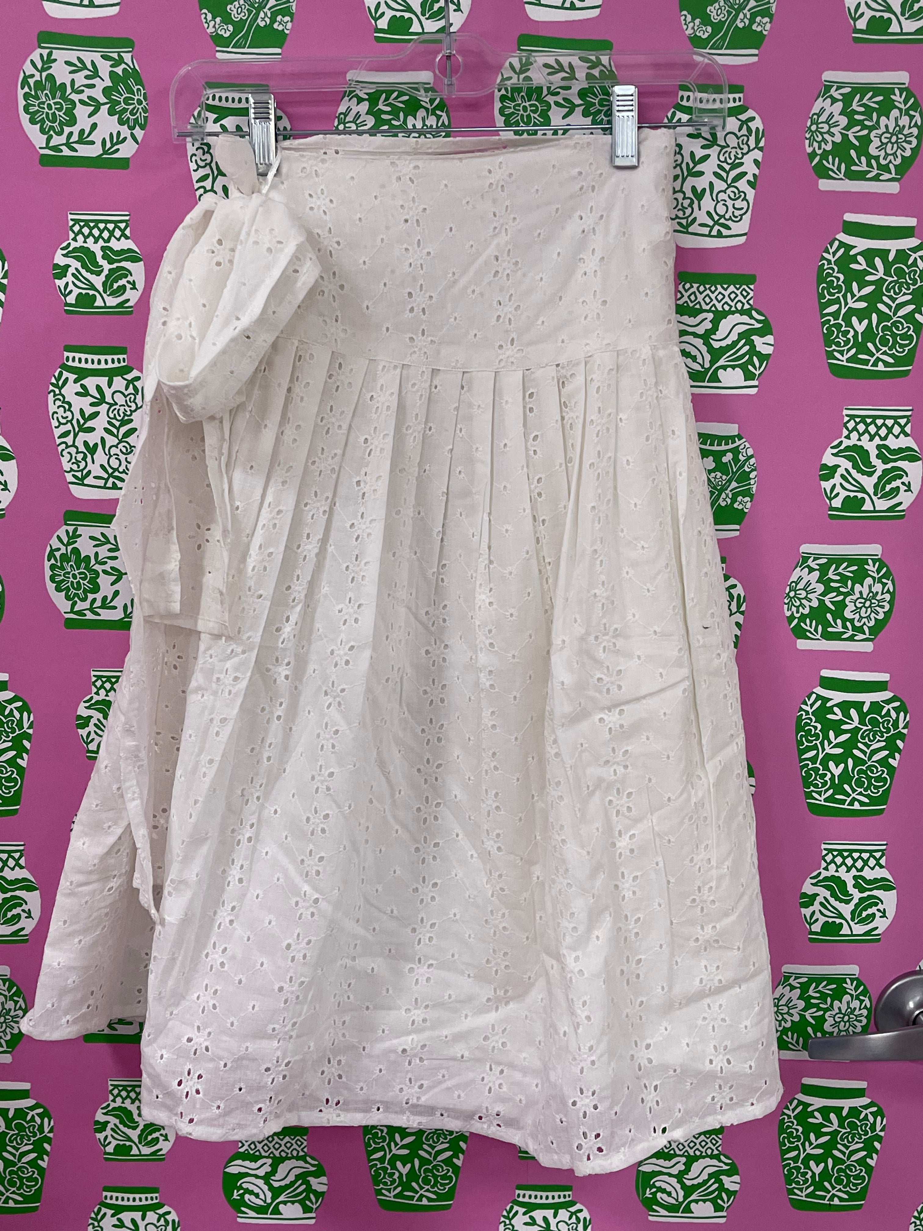 Short Party Skirt | Fully Lined | White