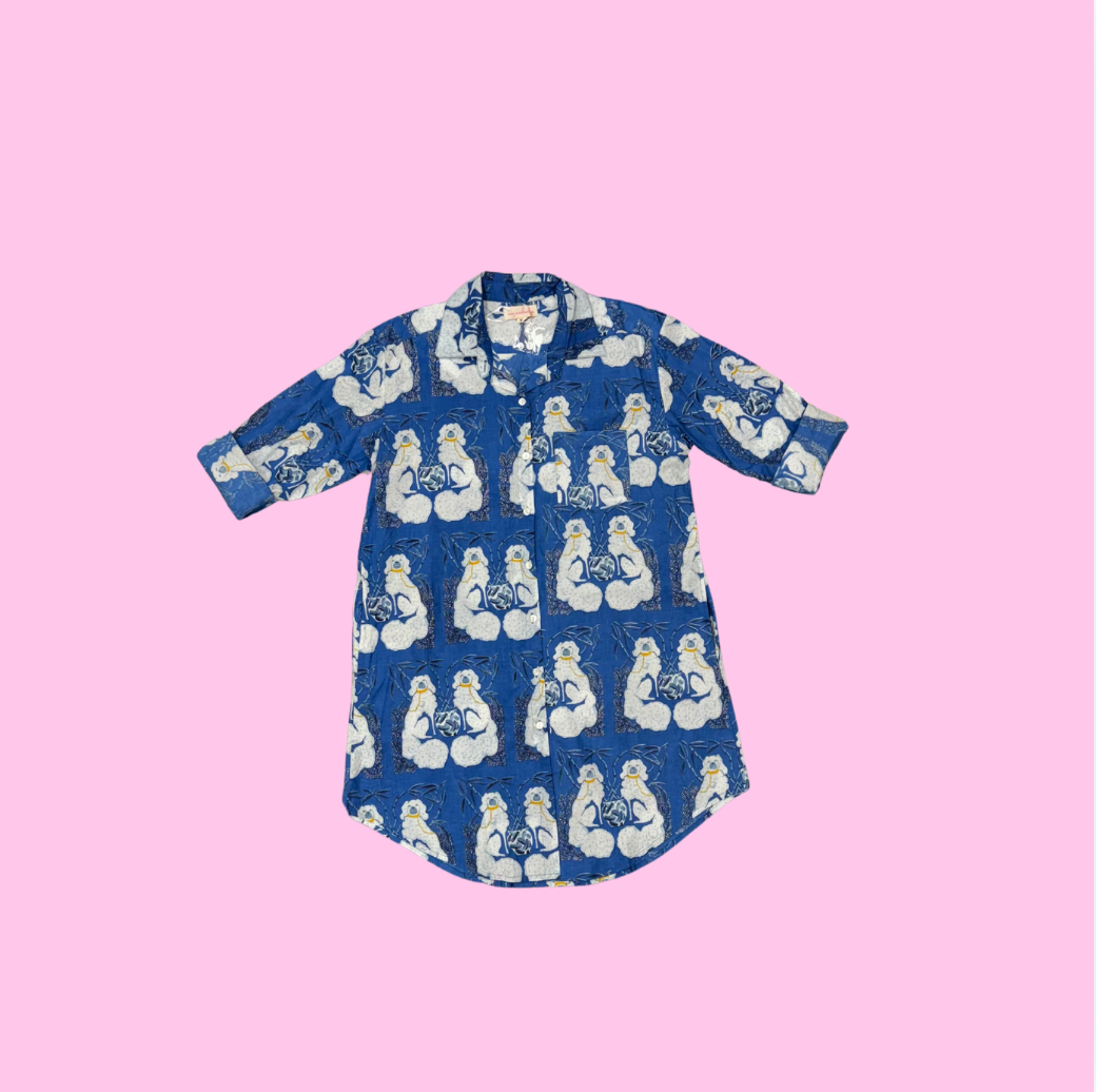 Boyfriend Dress | Staffy | Dark Blue image 0