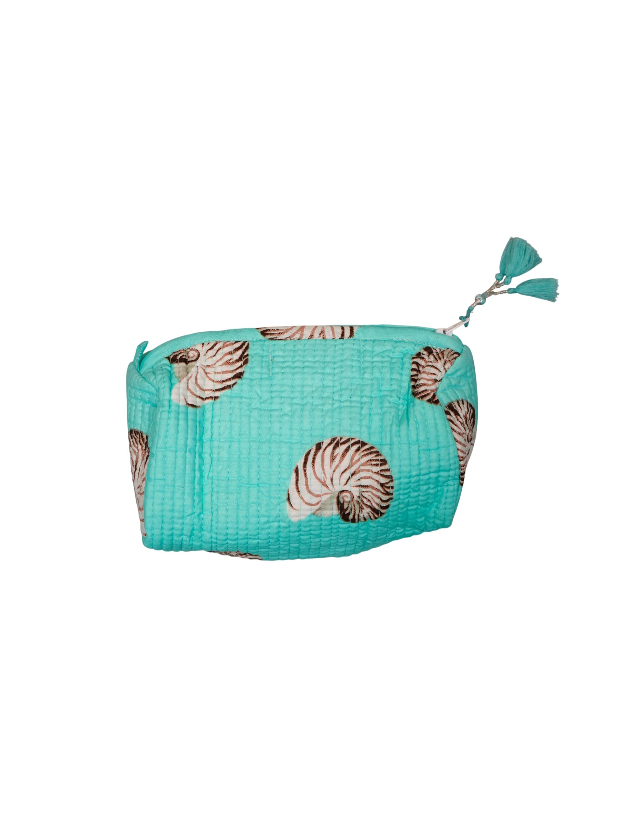 Quilted Cosmetic Bags | Sea Shell | Various Colors