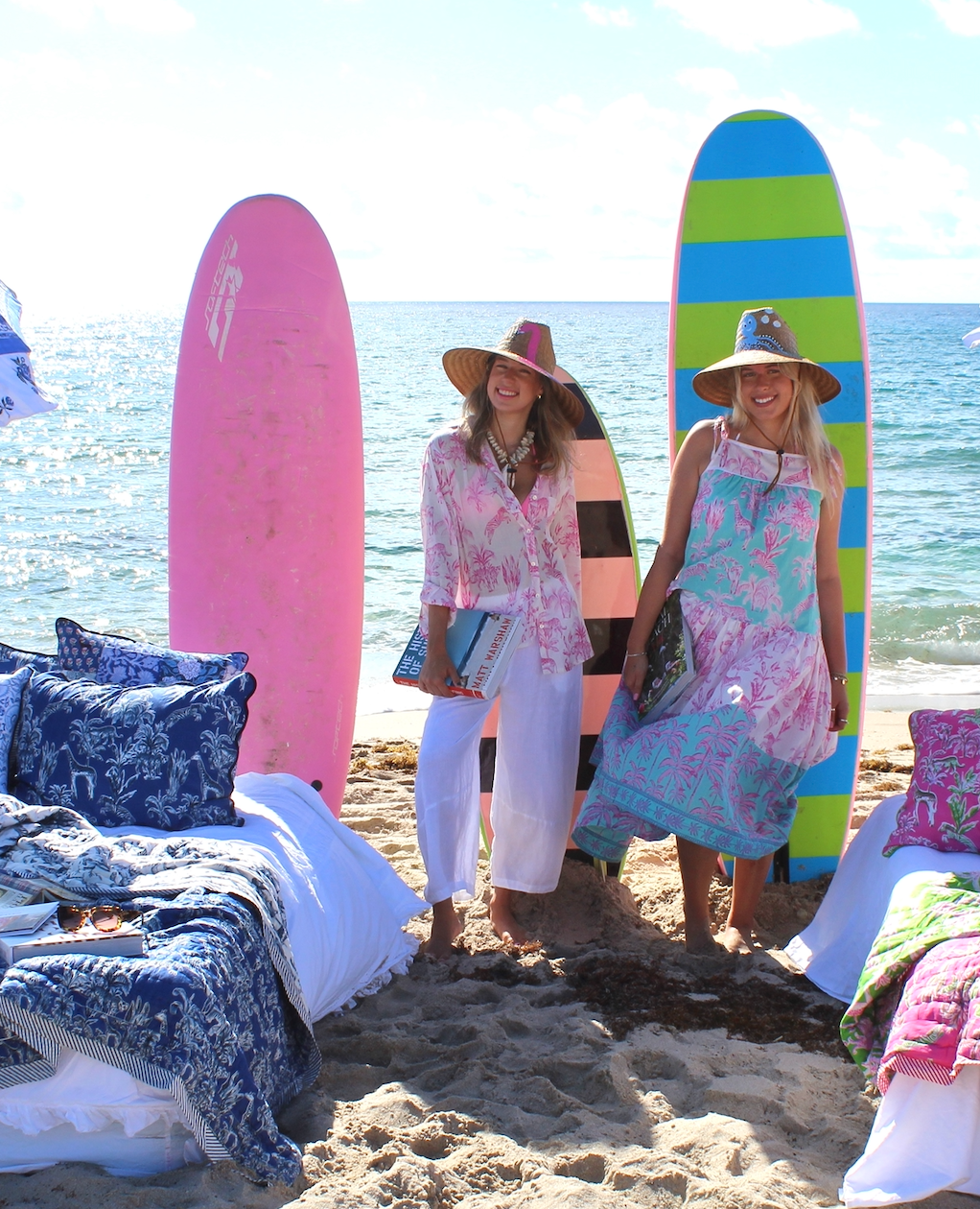 Boyfriend Shirt | Jungle Toile | Pink/White image 2