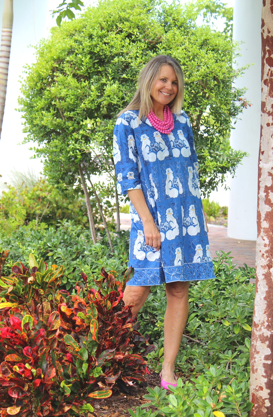 Delray Dress | Staffy | Dark Blue image 0
