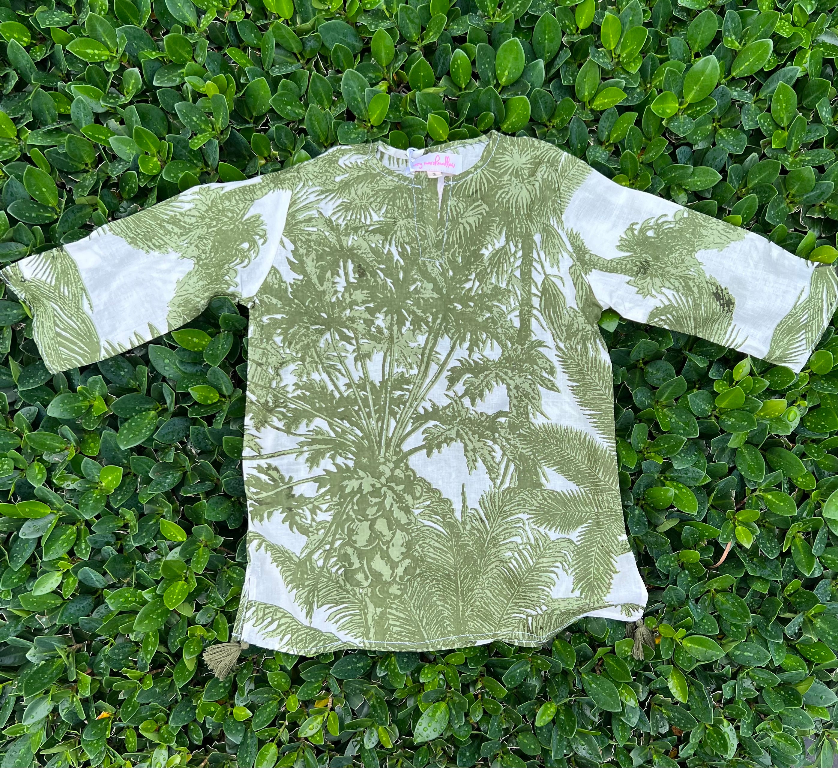 Kids Classic Tunic | Summer Breeze | Green image 0