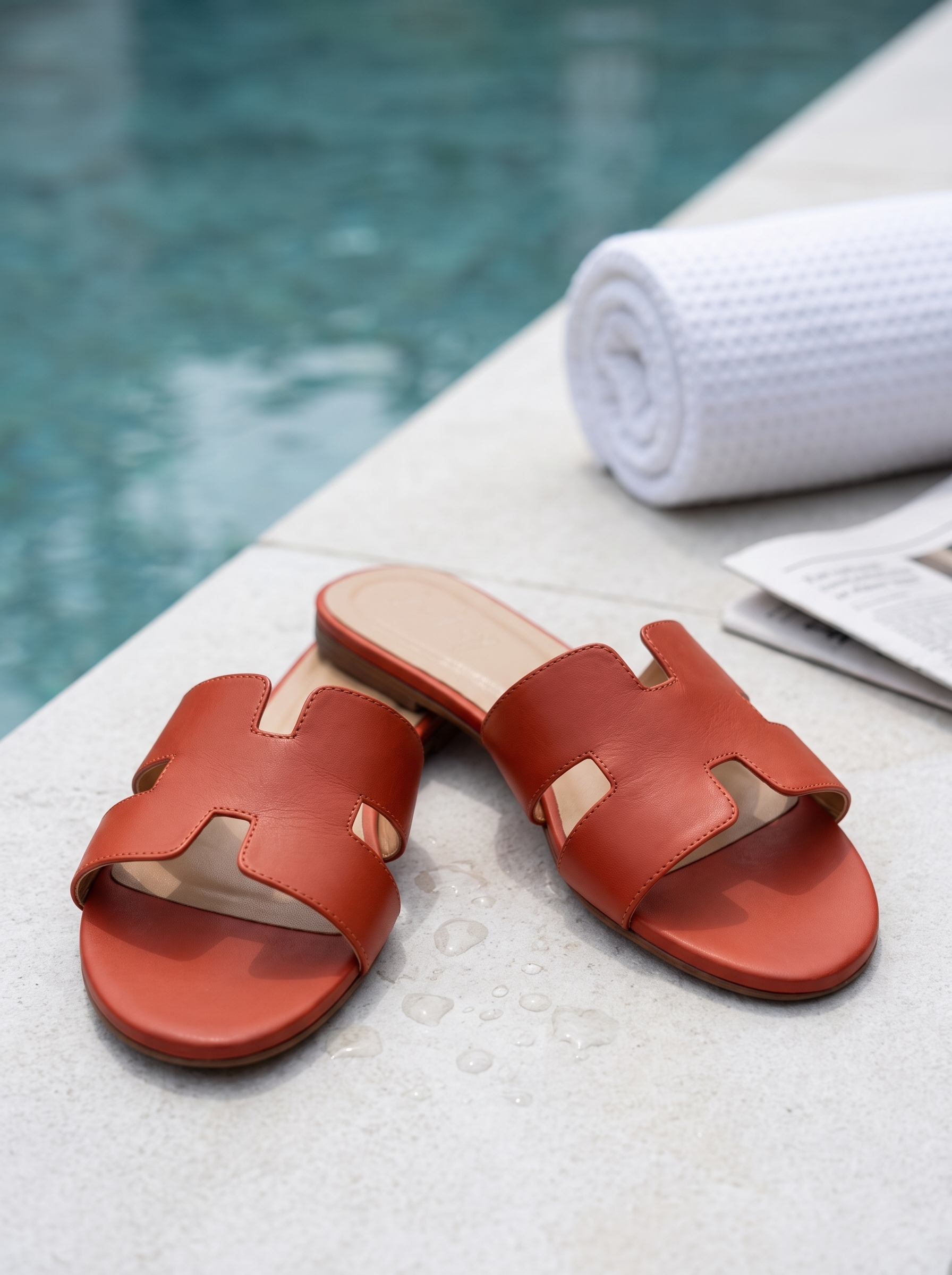 Riviera Camel Orange Leather