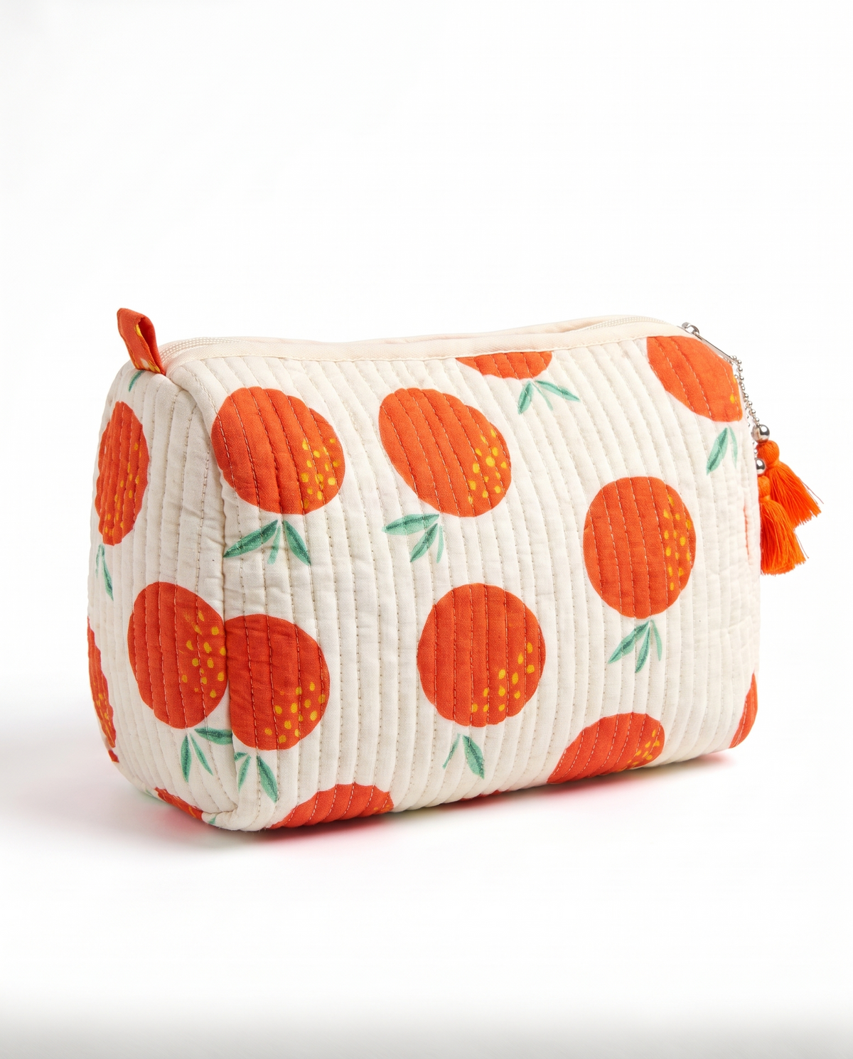 Quilted Cosmetic Bags | Oranges