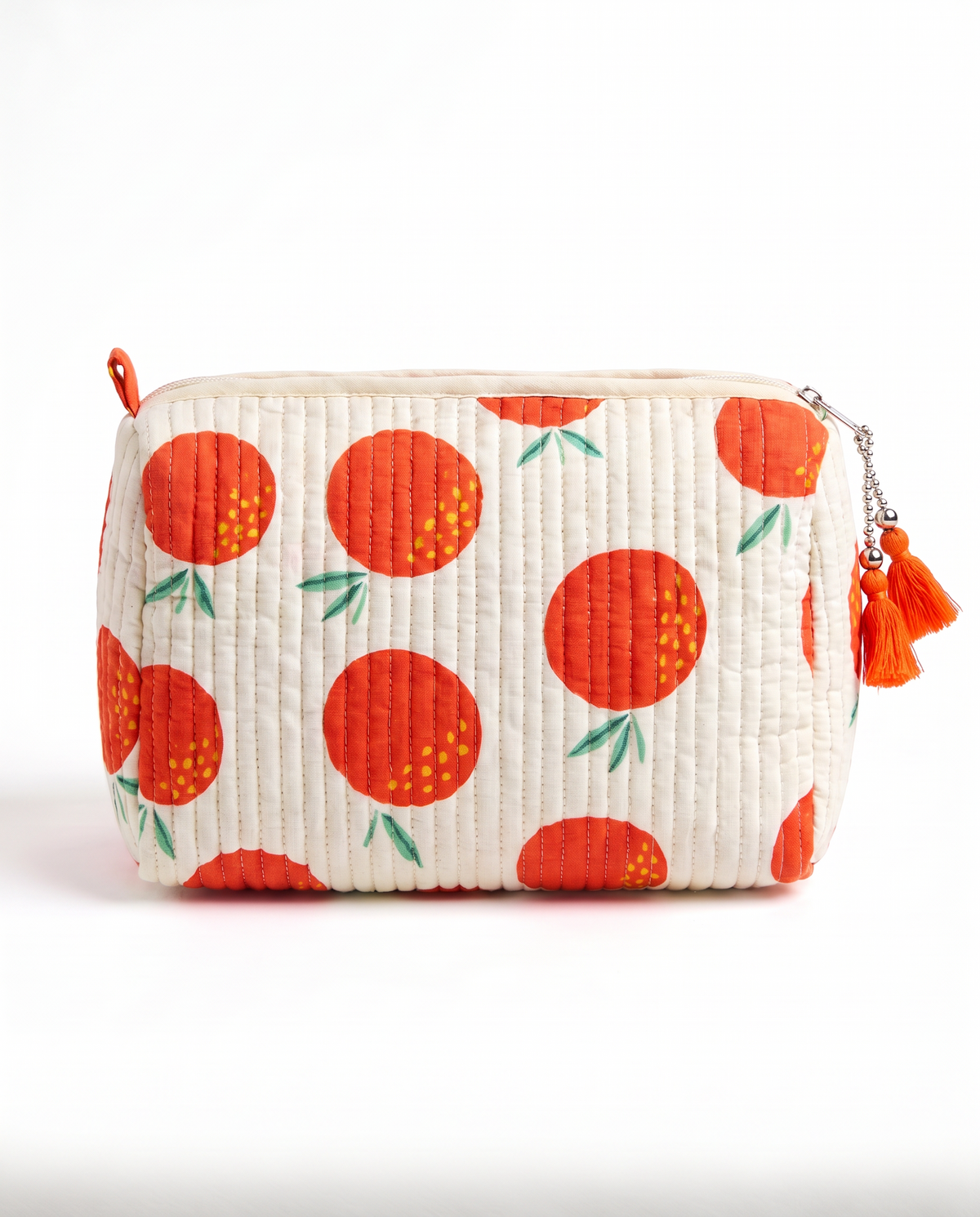 Quilted Cosmetic Bags | Oranges
