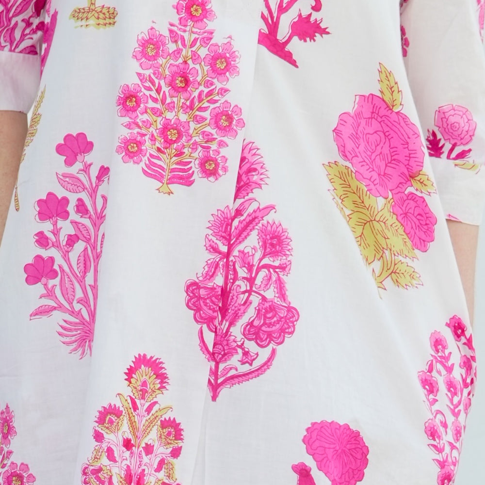 Floral Block Print
