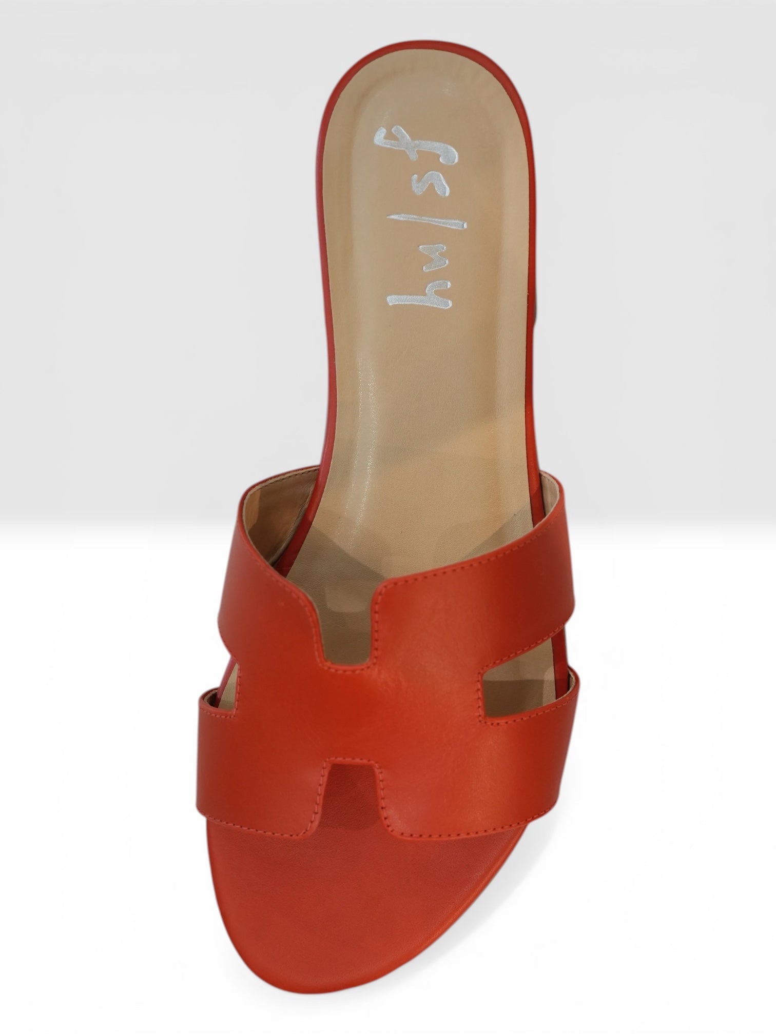 Riviera Kamelorange Leder